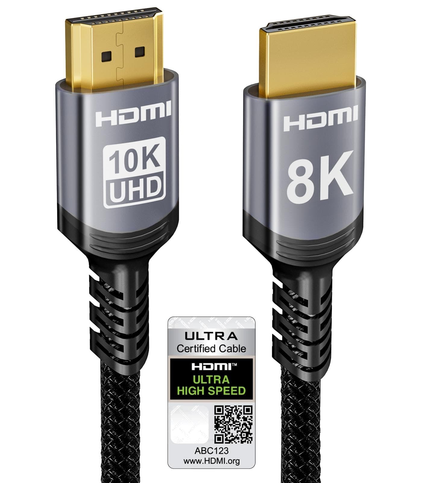 Sniokco 10K 8K 4K Cavo HDMI 2.1 48Gbps 5 Metri, Certificato Ultra Alta Velocità Cavi HDMI® 0.01ms 4K 240Hz 165Hz 120Hz 8K 60Hz eARC Netflix HDCP 2.3 2.2 DTS:X HDR10+ TV Monitor Proiettore