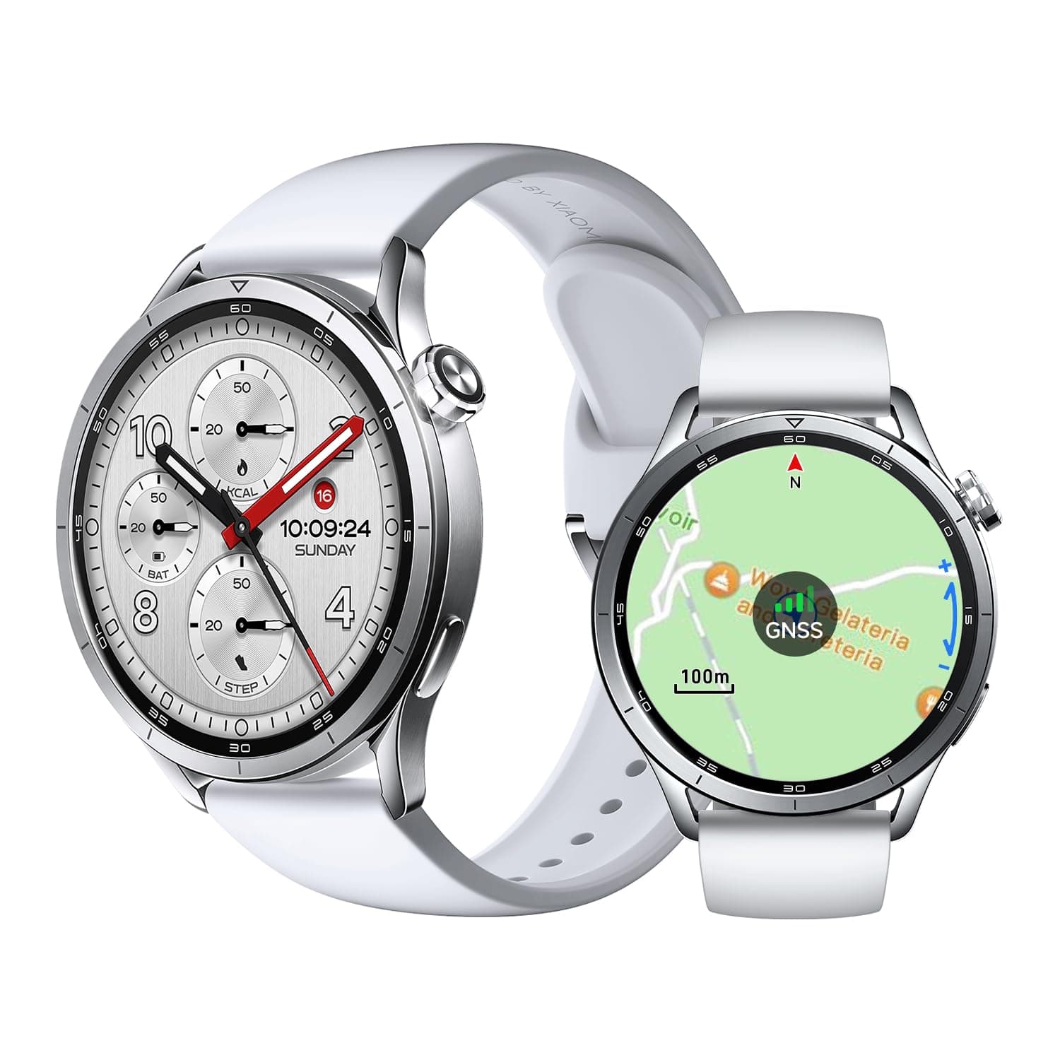 XIAOMI Watch S5 46 mm, smartwatch Hombre y Mujer, GPS, 21 días, Plata | Brillo de 2500 nits, sensor de salud 4 LED, sueño 2.0, mapas sin conexión, HyperOS, control por gestos