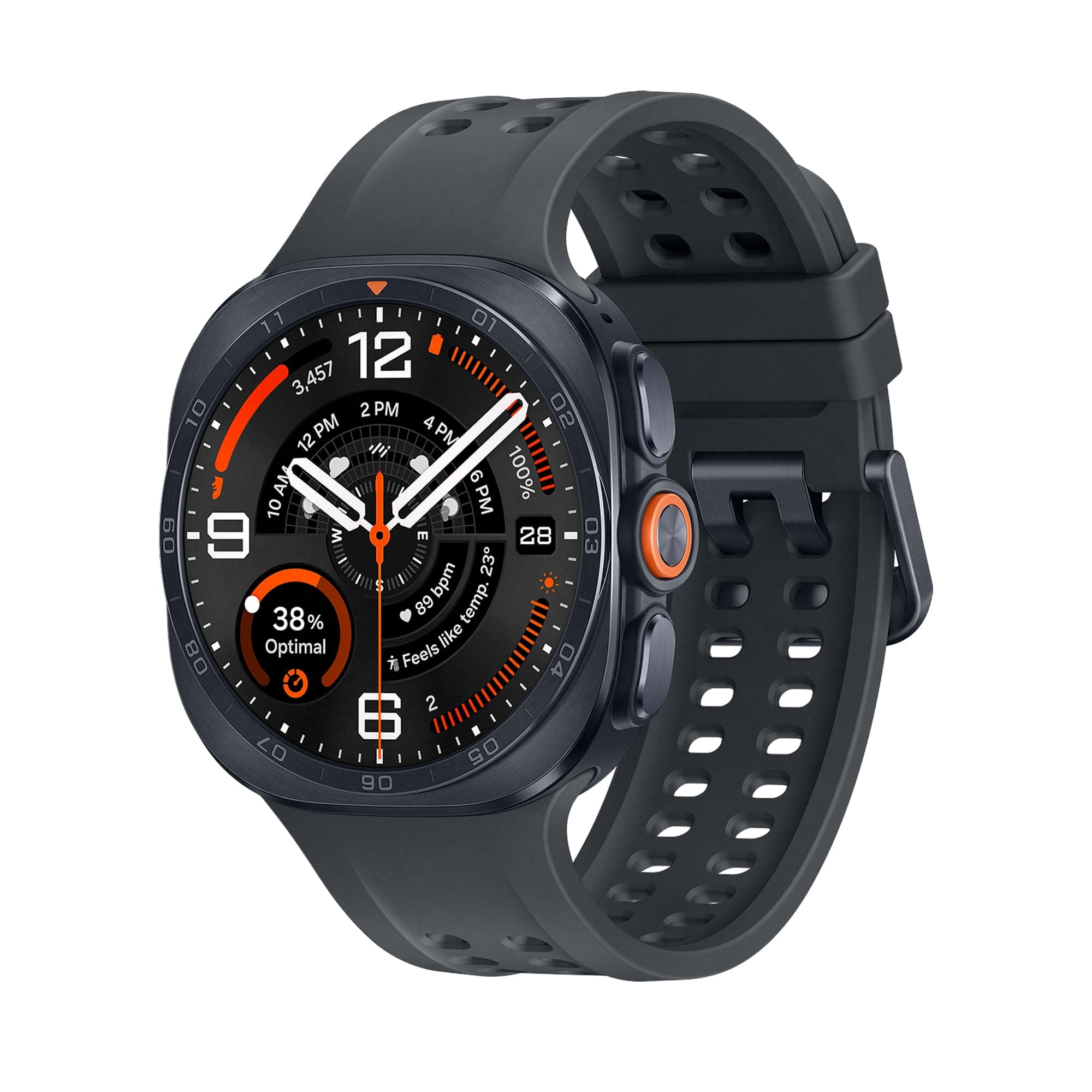 Samsung Galaxy Watch Ultra2, 47 mm, Titanium Gray, LTE [Versione Italiana] | 3 anni di garanzia, Design resistente, 800mAh, IP69K, luminosità 5000nit, trail run, diving,10 ATM, SOS, punteggio energetico