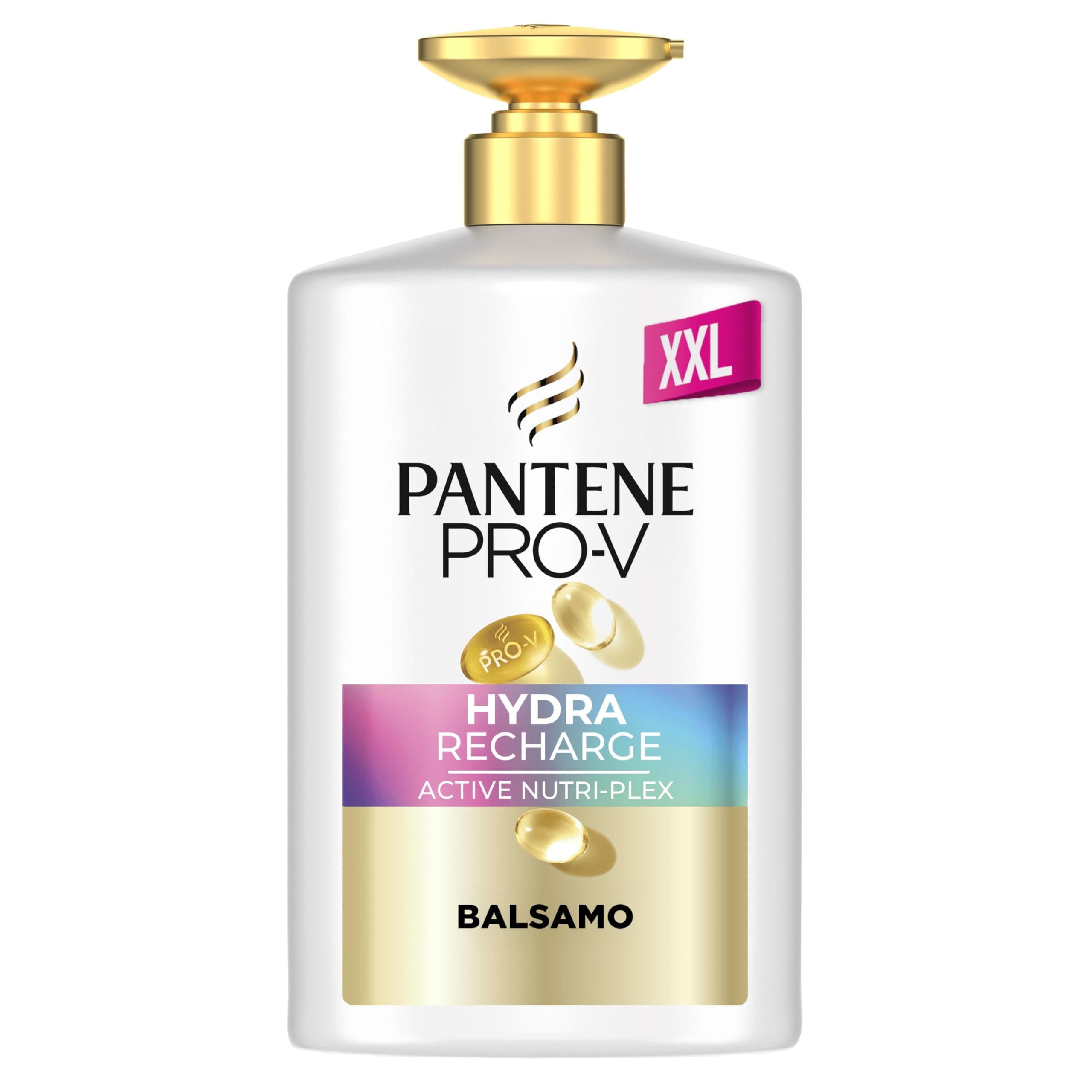 Pantene Pro-V Moisture Recharge Balsamo 800ml Per Capelli Normali E Secchi. Balsamo Quotidiano Leggero Con Pro-Vitamina B5 E Miscela Di Nutrienti. Senza Oli Minerali. Tecnologia Nutri-Plex Attiva