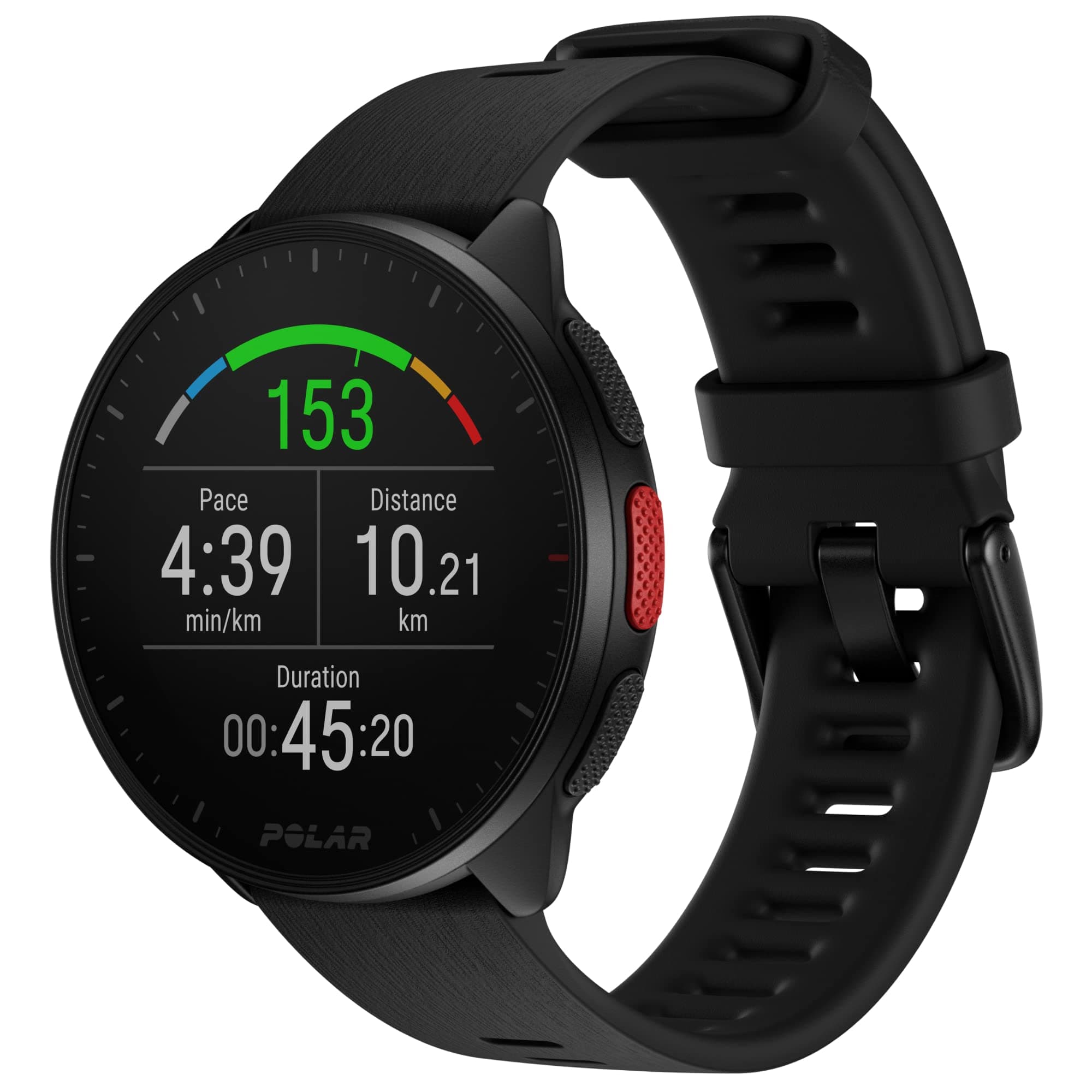 Polar Pacer - Running watch con GPS - Processore ad alta velocità - Leggero - Pulsanti facili da usare - Funzionalità di allenamento e recupero - cardiofrequenzimetro - Controllo della musica