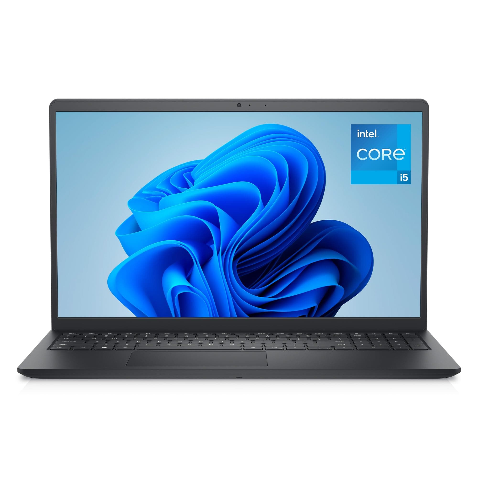 DELL 15 Ordenador Portátil DC15250, 15,6" FHD 120Hz Antirreflejos, Intel Core i5-1334U, 16GB RAM, 512GB SSD, Intel UHD, Windows 11 Home, Teclado QWERTY Español, Negro (Adaptador Vendido por separad