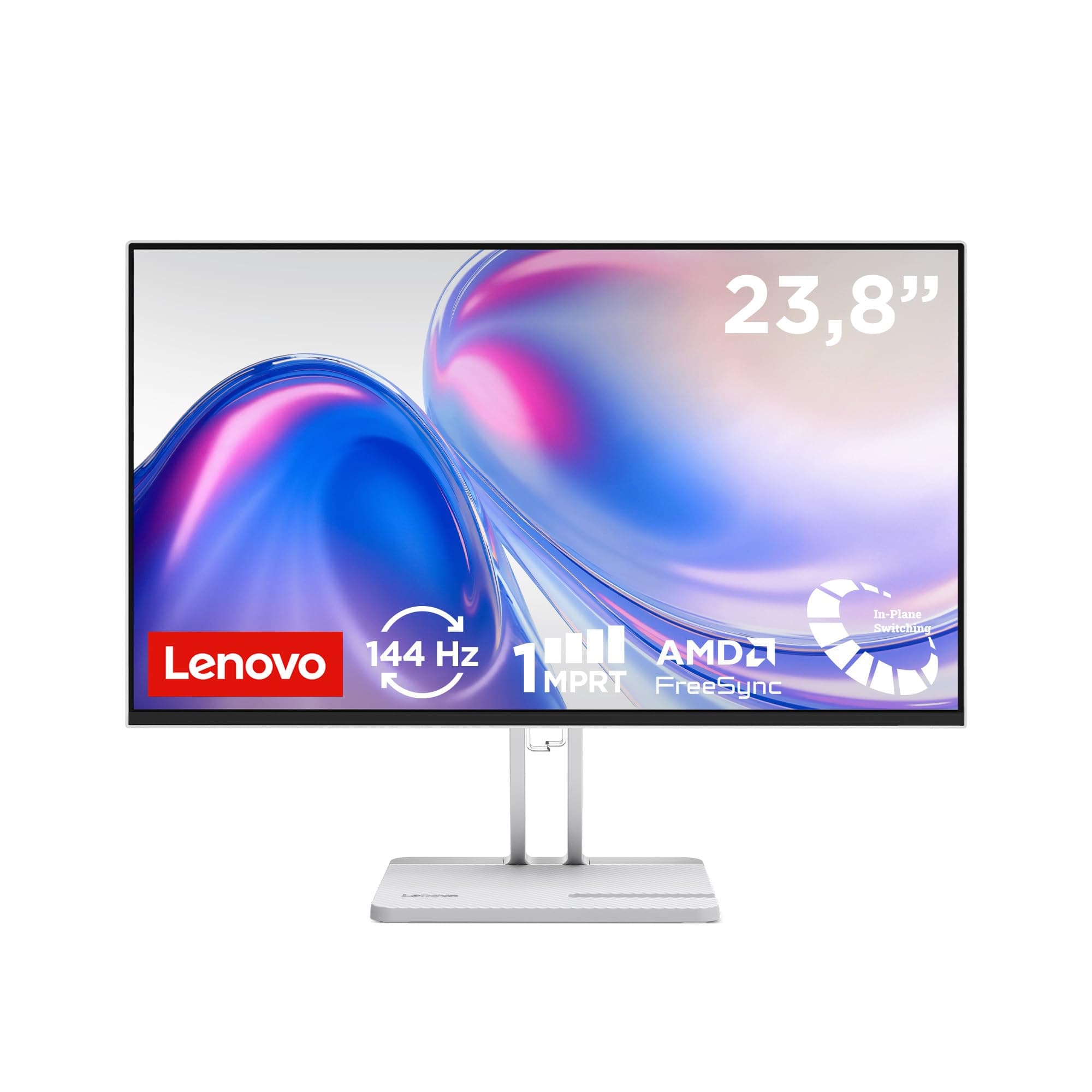 Lenovo L24-4C | 24" Full HD WLED Monitor | 1920x1080 | 16:9 | 144Hz | 1ms Reaktionszeit | HDMI | VGA | Audio 3.5mm | 4-seitig-Panel | TÜV Augenschutz | AMD FreeSync | grau | 3.8 kg