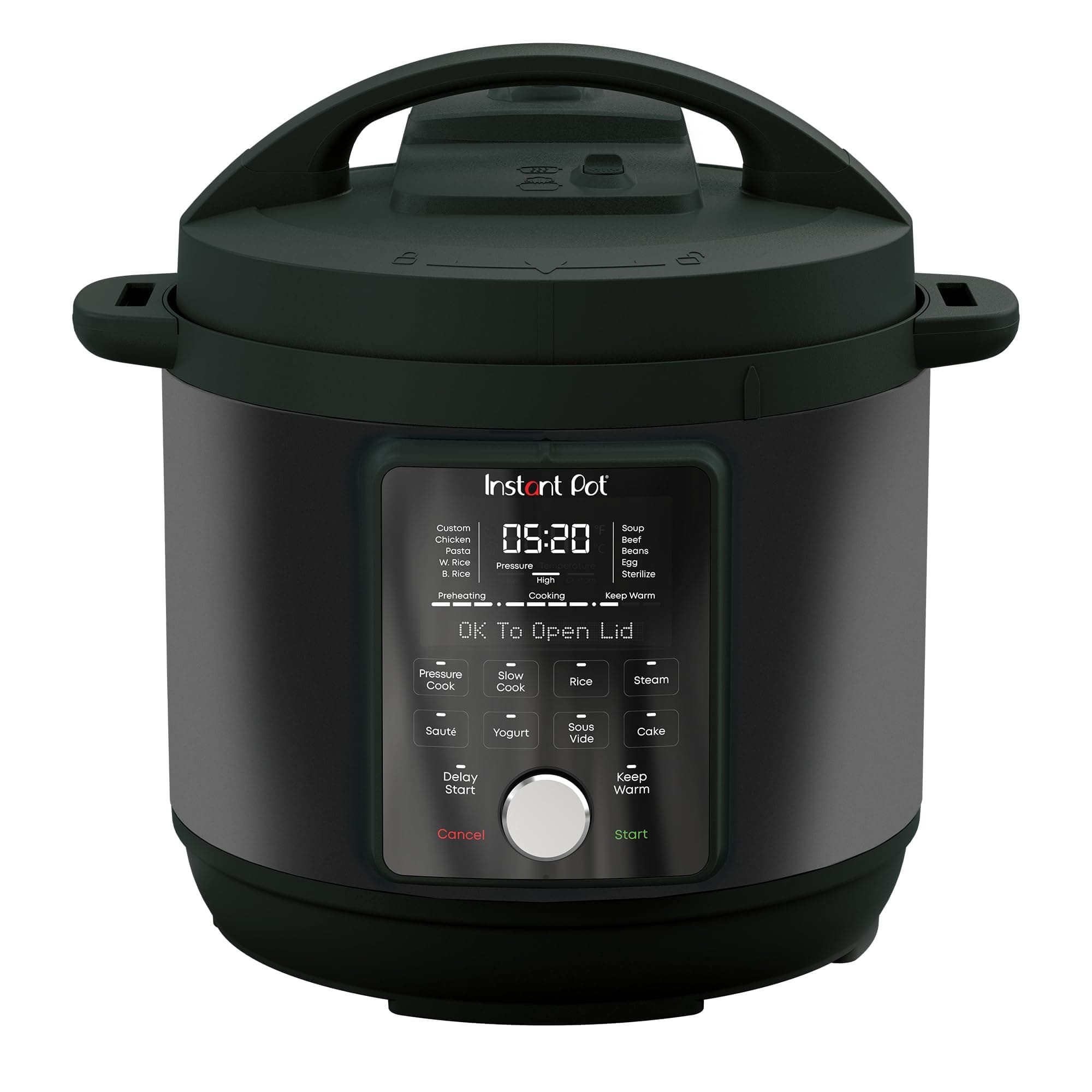 Instant Pot Duo Plus con WhisperQuiet: Olla Multicocción 5,7 L: Negra, Olla a presión, Olla de cocción Lenta, Arrocera, Sartén para saltear, Yogurtera, Calientacomidas, Vaporera, Máquina de vacío