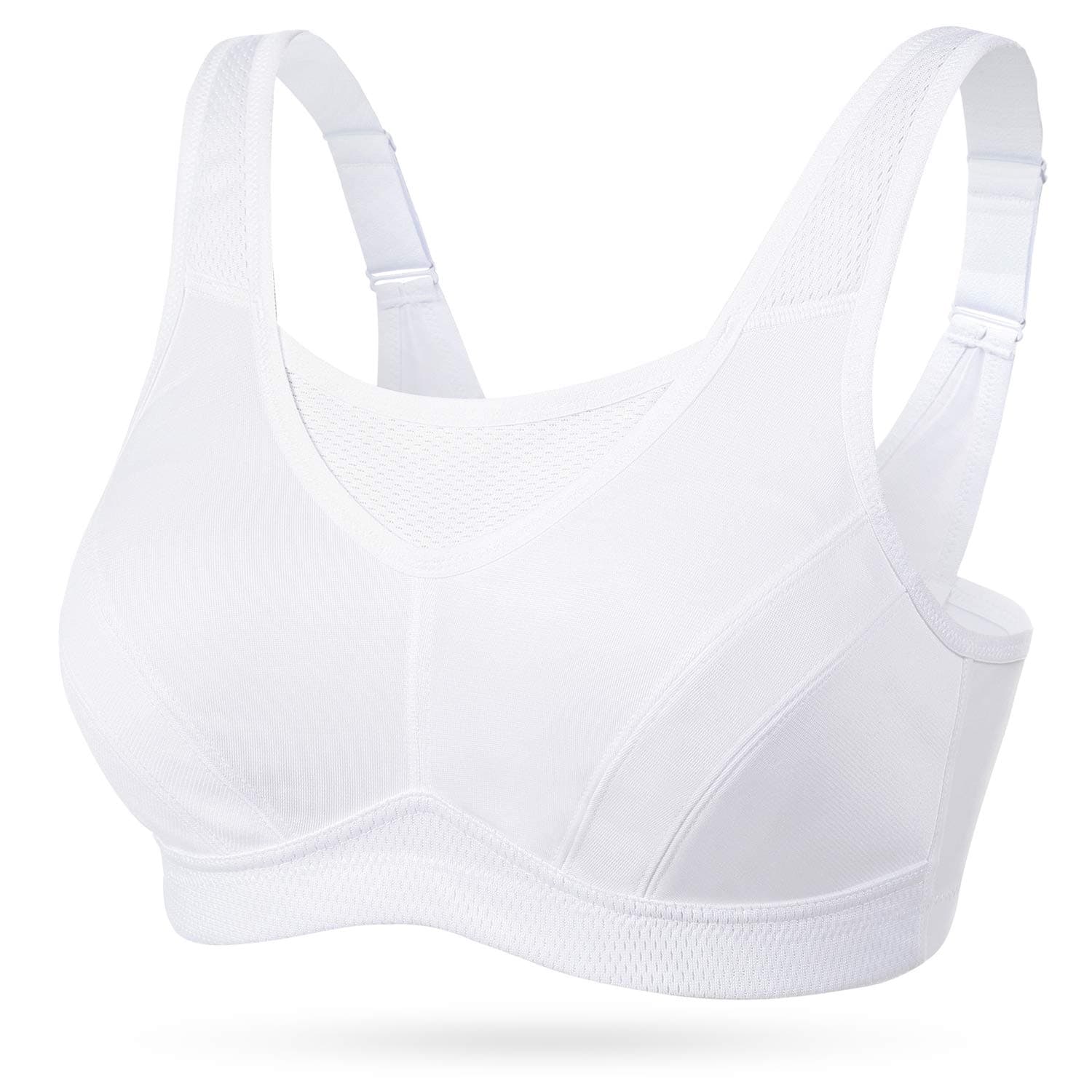 Wingslove Soutien-Gorge Brassiere Sport Femme Grande Taille Impact Elevé sans Armature Non Rembourré Brassière Sport