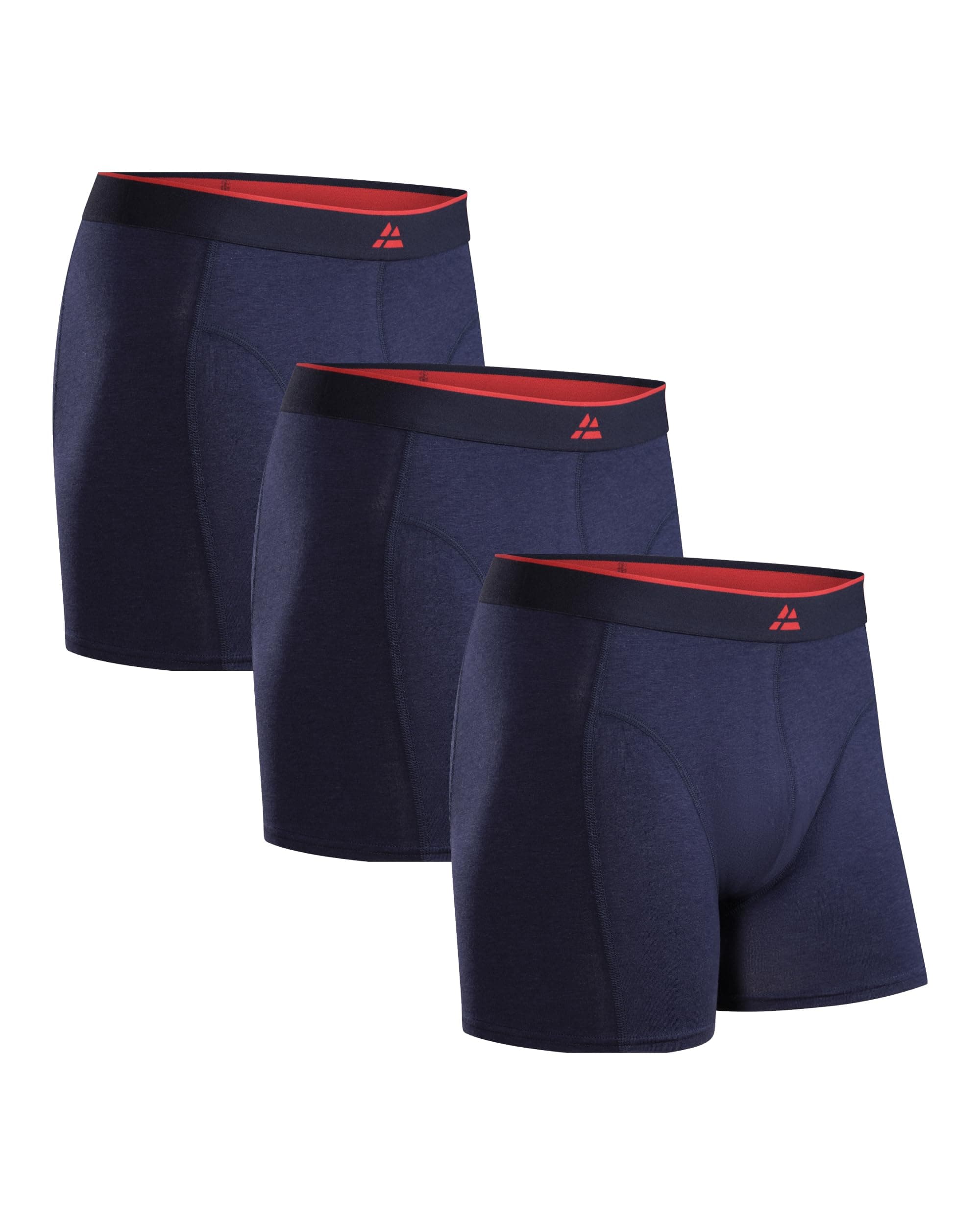 DANISH ENDURANCE 3er Pack Bambus Boxershorts Herren, Superweiche Unterhosen Männer, Bequem, Atmungsaktiv & Etikettfrei