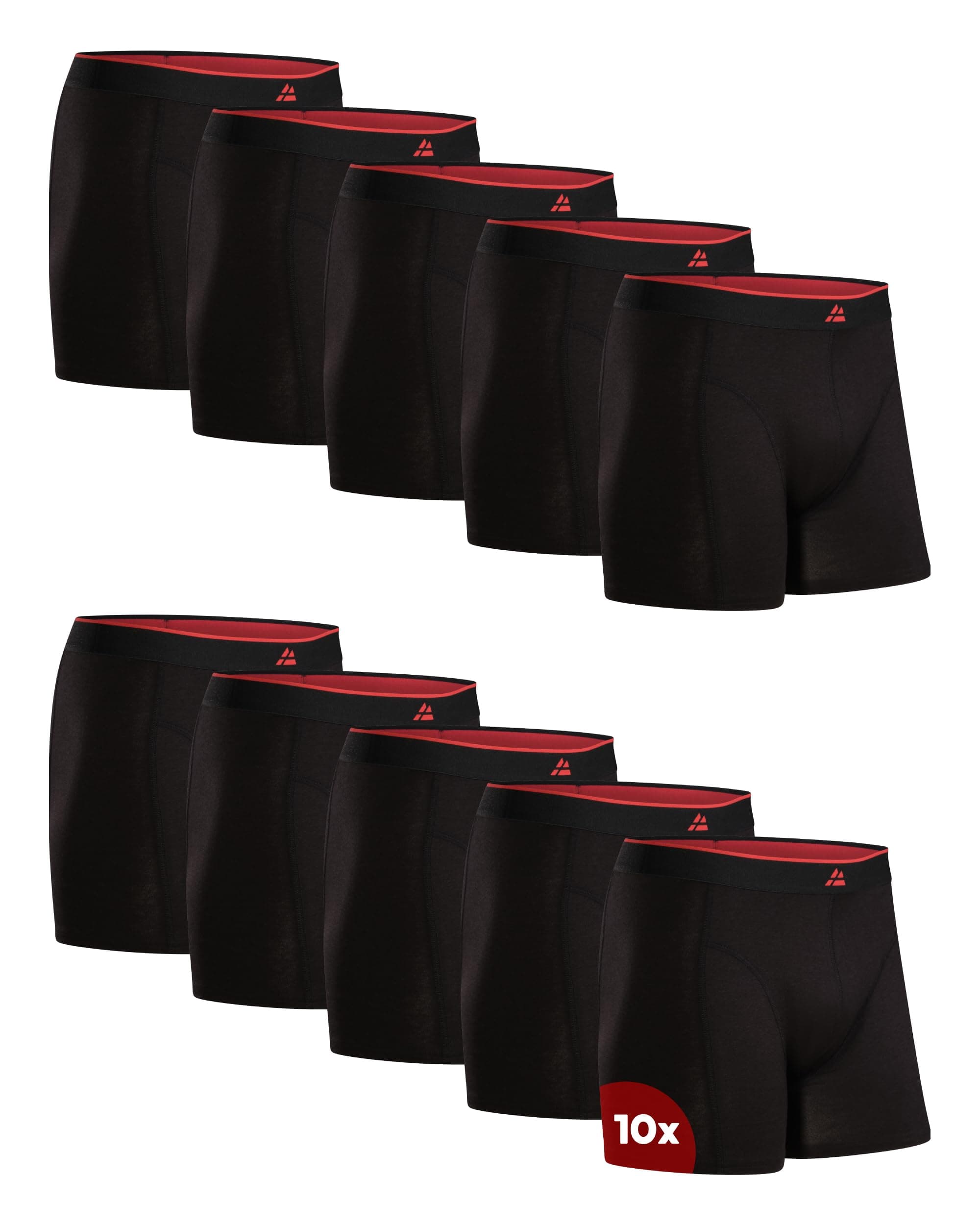 DANISH ENDURANCE Calzoncillos Hombre Boxer de Bambu, con o Sin Bragueta, Suaves y Elásticos, 6 Pack - Boxer Hombre, Ropa Interior