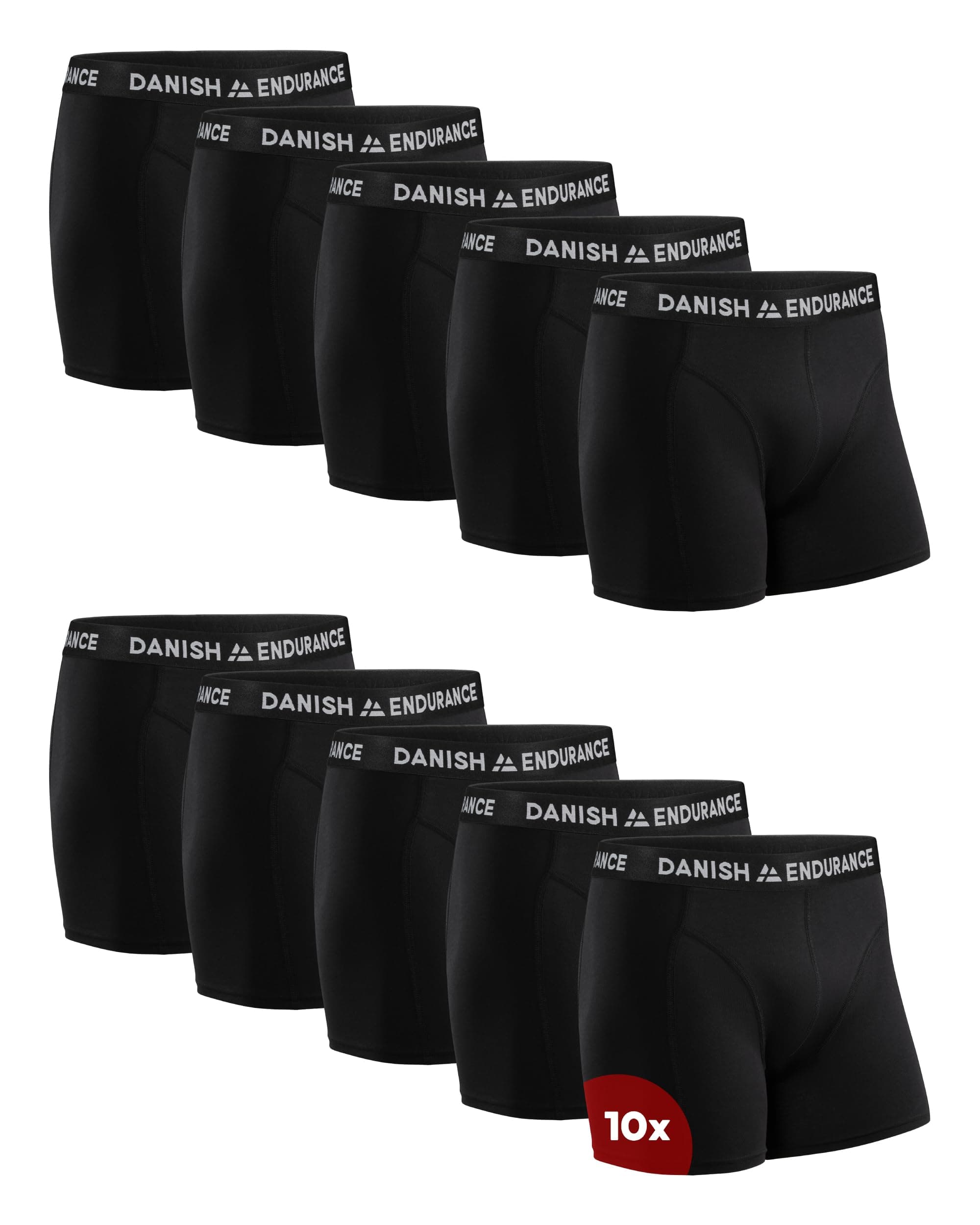 DANISH ENDURANCE Calzoncillos Hombre Boxer Algodon Premium, Pack de 3 y 10 - Ropa Hombre, Ropa Interior