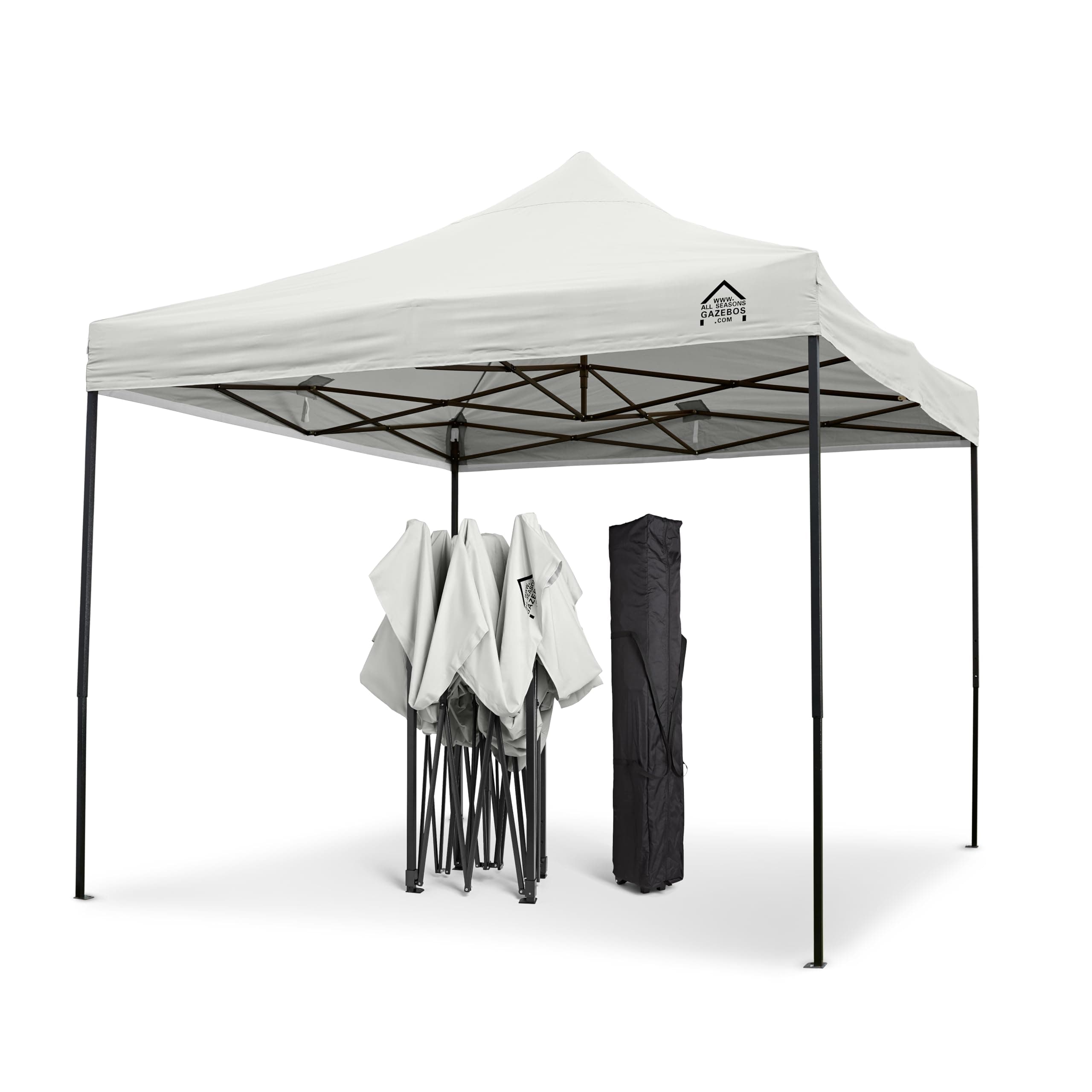 All Seasons Gazebos: Gazebo pop-up 3x3m completamente impermeabil - Bianco