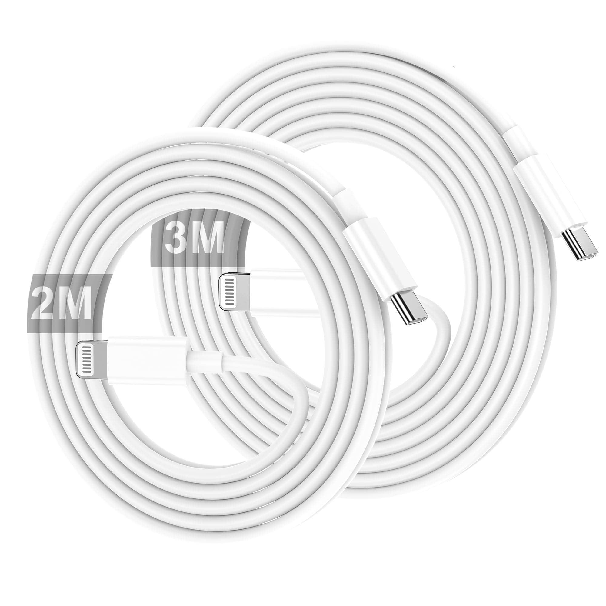 ZMHPJQ 2M+3m iPhone Cavo Caricatore USB C [Certificato MFI] 2pack cavetto di ricarica veloce di tipo C to lightning fast charger Cavi per apple iPhone14 13 12 Pro Max Mini/11/XS/X/8 Plus/2020 SE/ipad