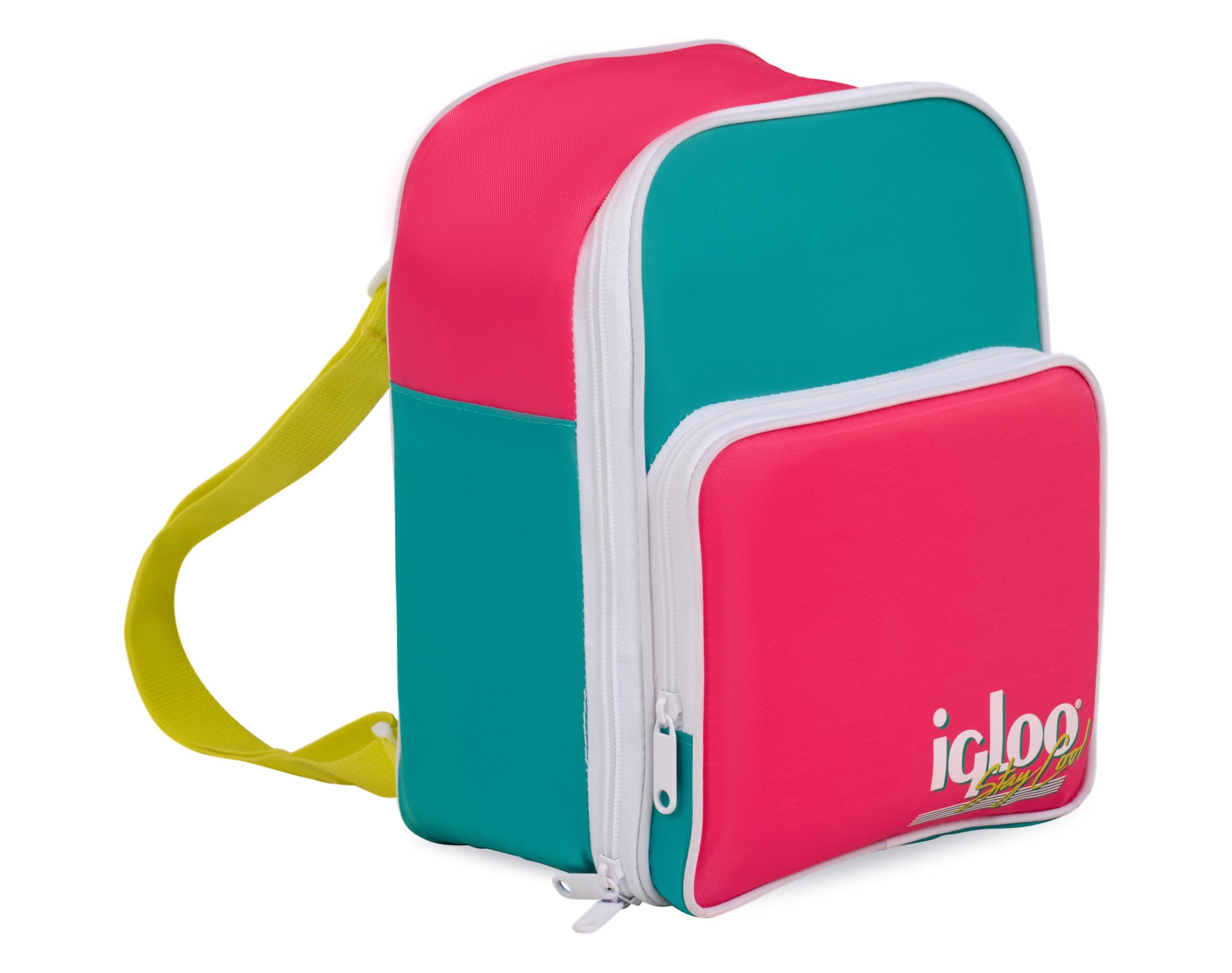 IGLOO Retro Mini Sac à Dos Isotherme – glacière 9 L, Design rétro, Sac léger pour Plage, Pique‑Nique, Camping, Outdoor – Excellente Isolation