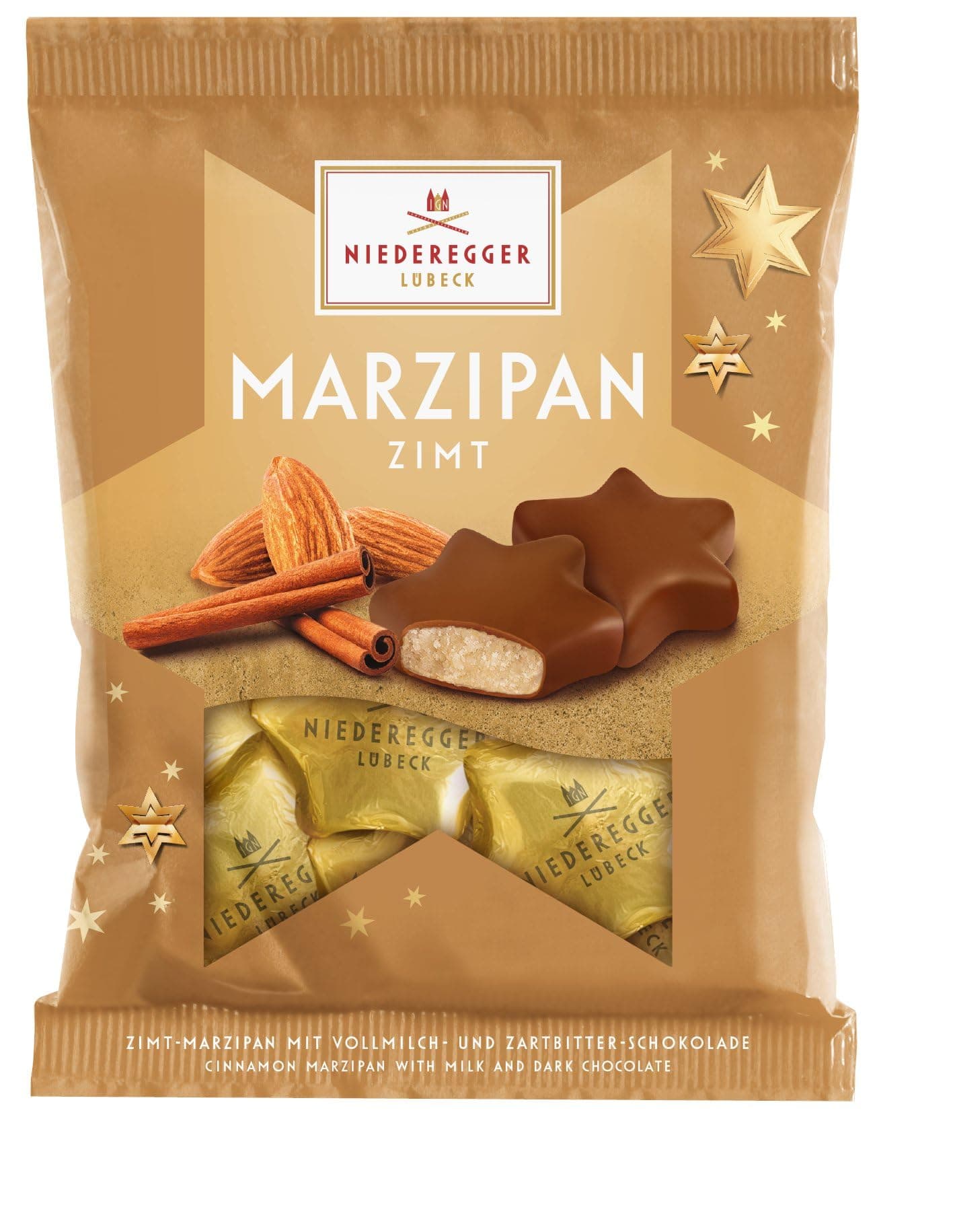 Niederegger Marzipan Zimtsterne im Beutel 87g