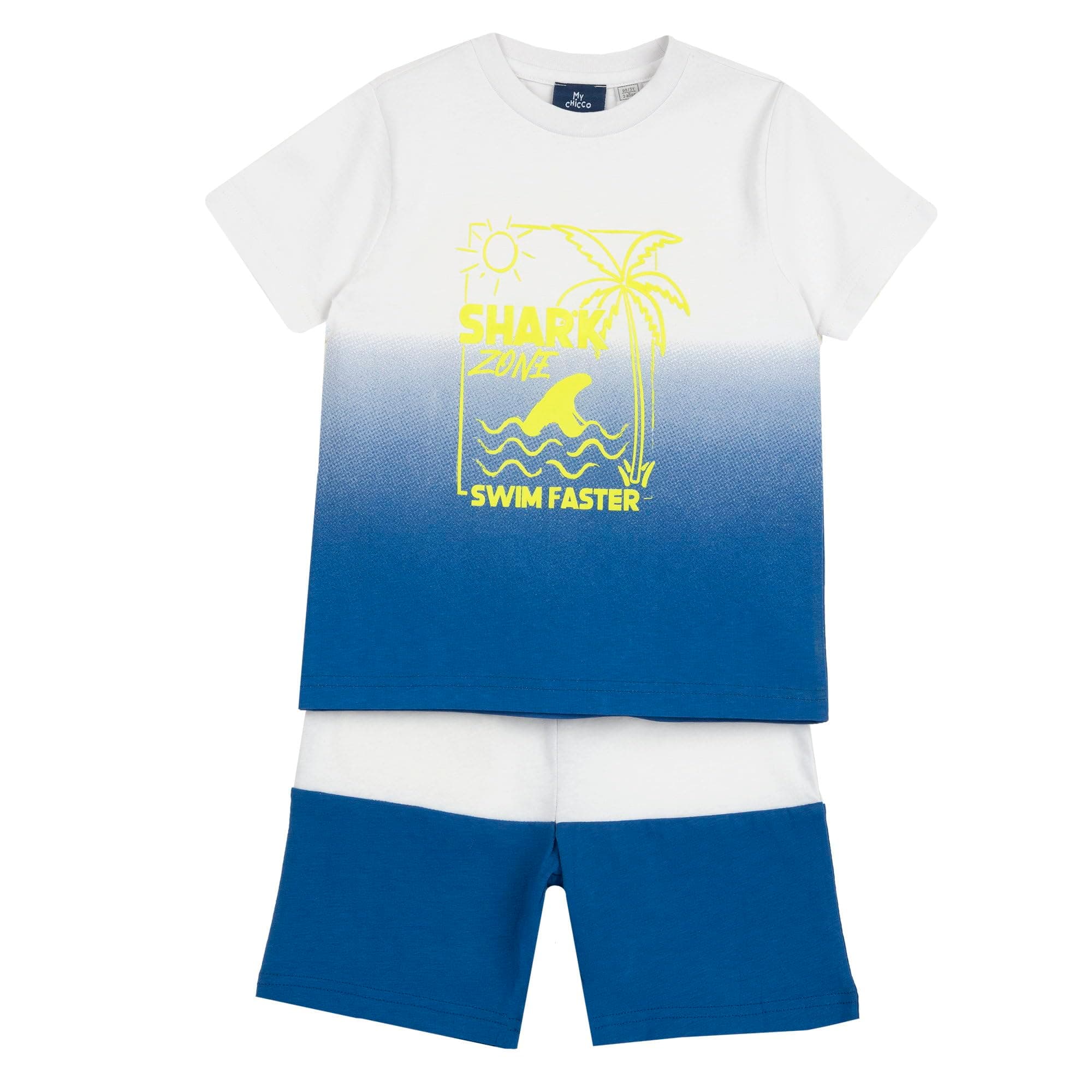 Chicco, Completo Bambino con T-Shirt e Pantaloncini, in Morbido Tessuto, Abbigliamento Bambino, Designed in Italy