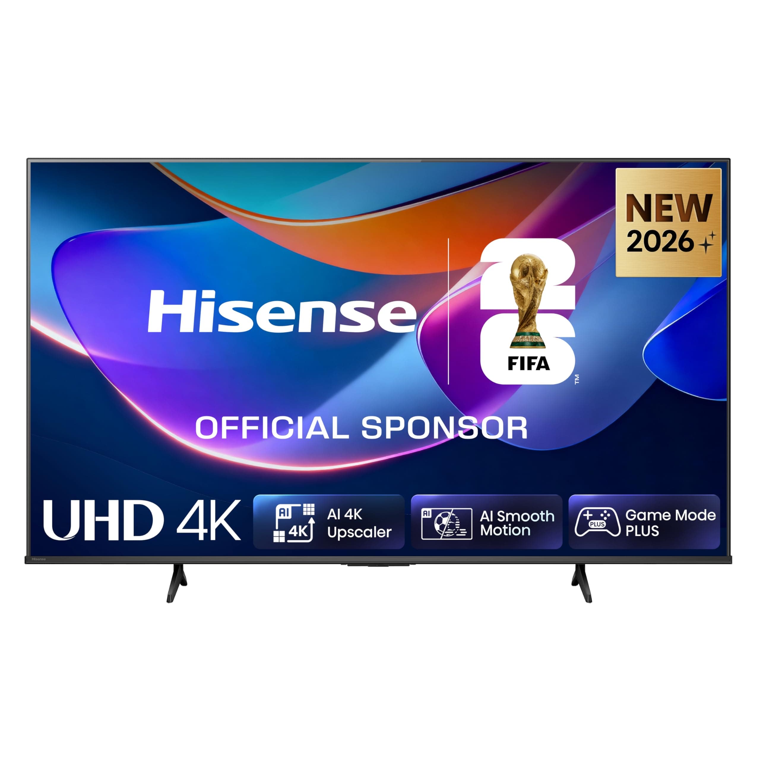 Hisense 50E6DS Fernseher 50 Zoll, 4K UHD Smart TV, Hi-View AI Engine, 60Hz Game Mode Plus, Dolby Vision, AI 4K Upscaler, DTS Virtual: X, AI Smooth Motion, Airplay, Sprachsteuerung[2026]