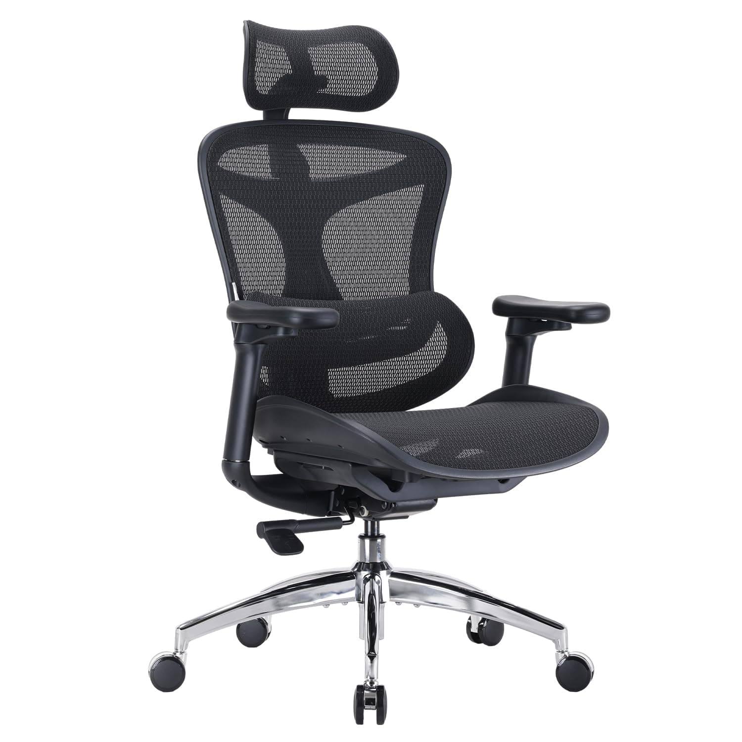SIHOO Doro C300 Chaise de Bureau Ergonomique avec Accoudoirs Ultra Doux en 3D, Soutien Lombaire Dynamique pour Chaise Bureau à Domicile, Fauteuil de Bureau avec Dossier réglable(Noir)