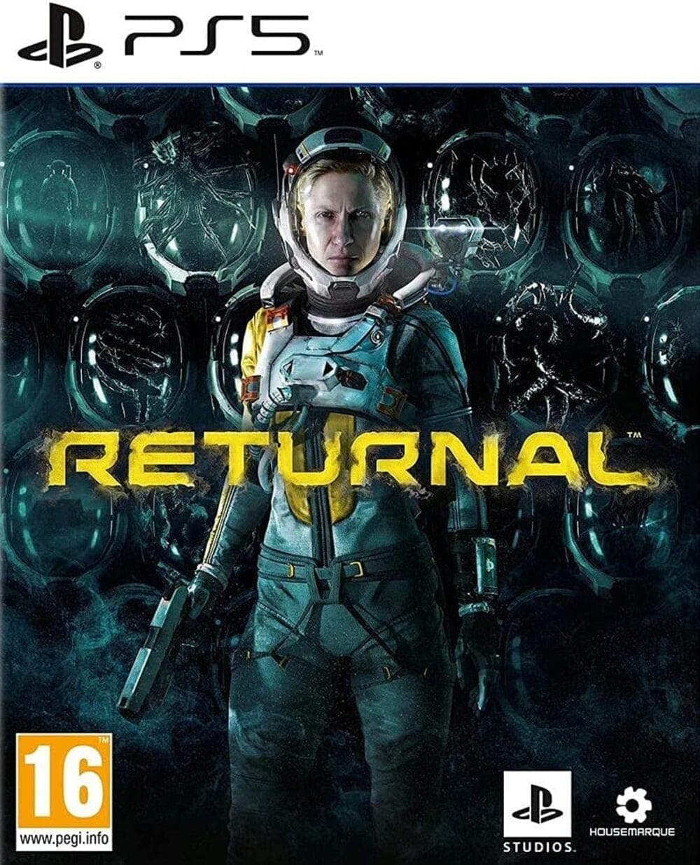 Sony, Returnal PS5, Jeu d’Horreur et de Tir, Édition Standard, Version Physique avec CD, En Français, 1 joueur et Multijoueurs, PEGI 16, Pour PlayStation 5