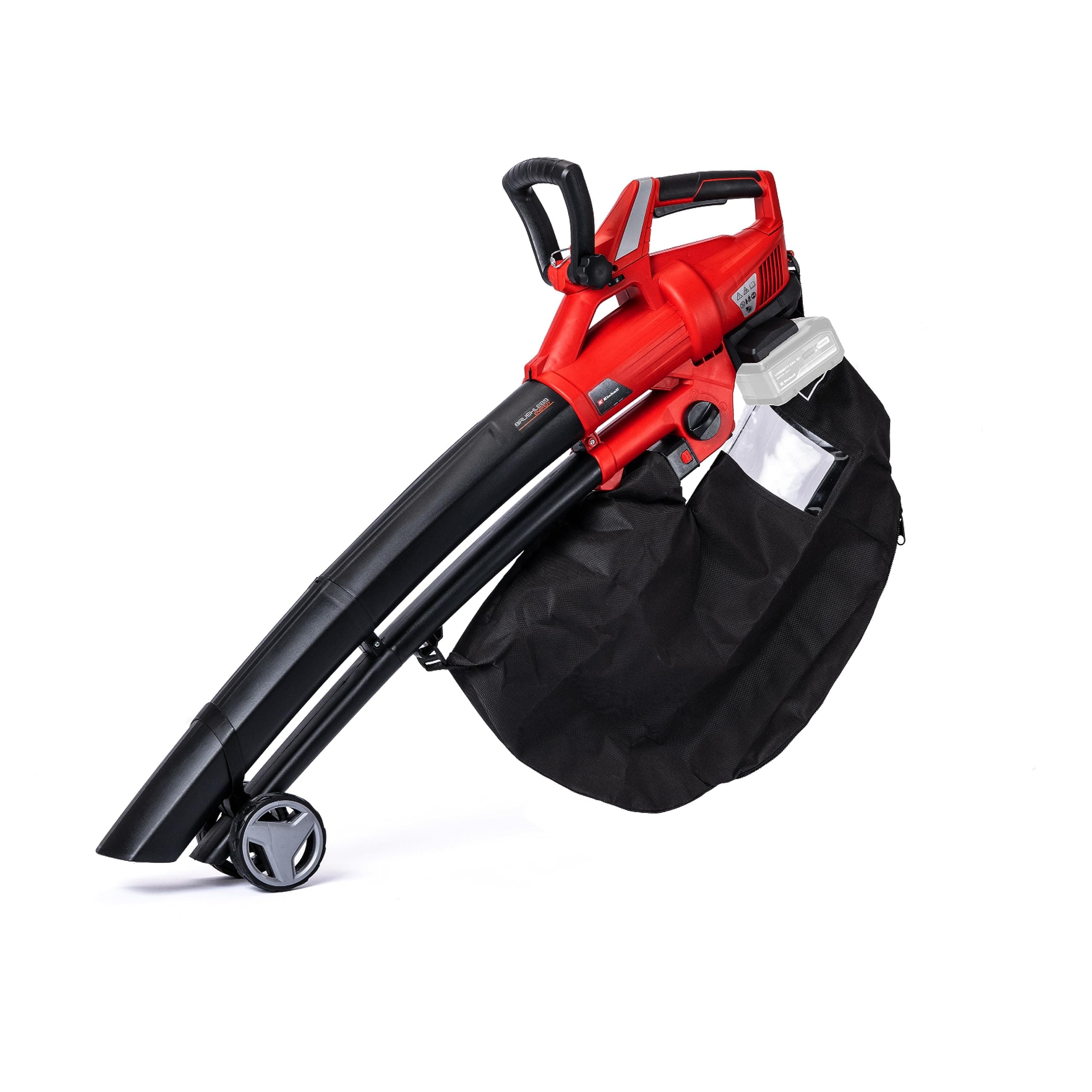 Einhell 3433600 Solo Soffiatore, Aspiratore A Batteria, Rosso/Nero
