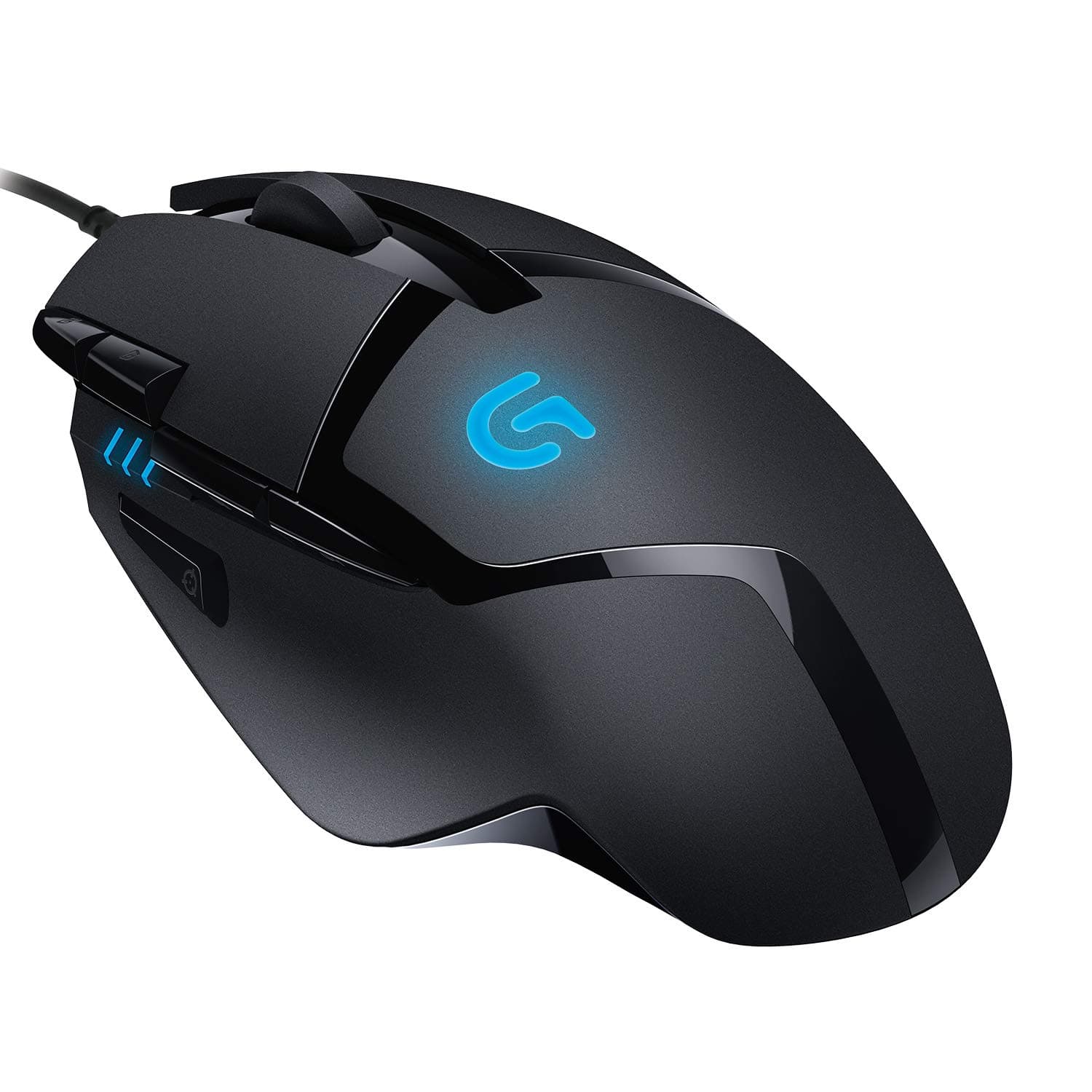 Logitech G G402 Hyperion Fury Ratón Gaming con Cable, Seguimento Óptico 4,000 dpi, Peso Reducido, 8 Botones Programables, PC/Mac - Negro