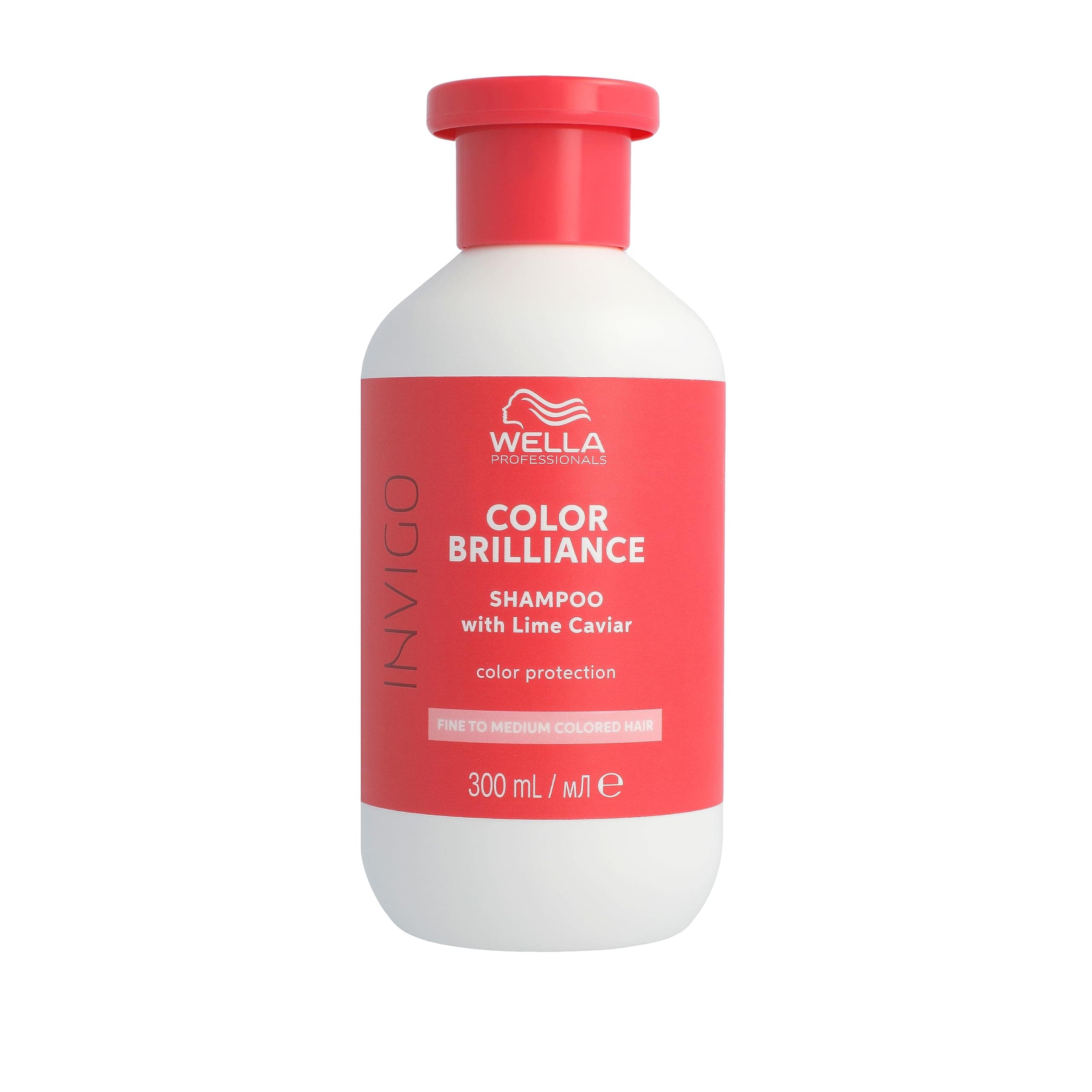 Wella Professionals Invigo Color Brilliance Shampoo Fine – Glanzshampoo für feines, gefärbtes Haar – milde Pflege mit Vitamin E & niedrigem pH-Wert – Farbschutz & strahlender Glanz