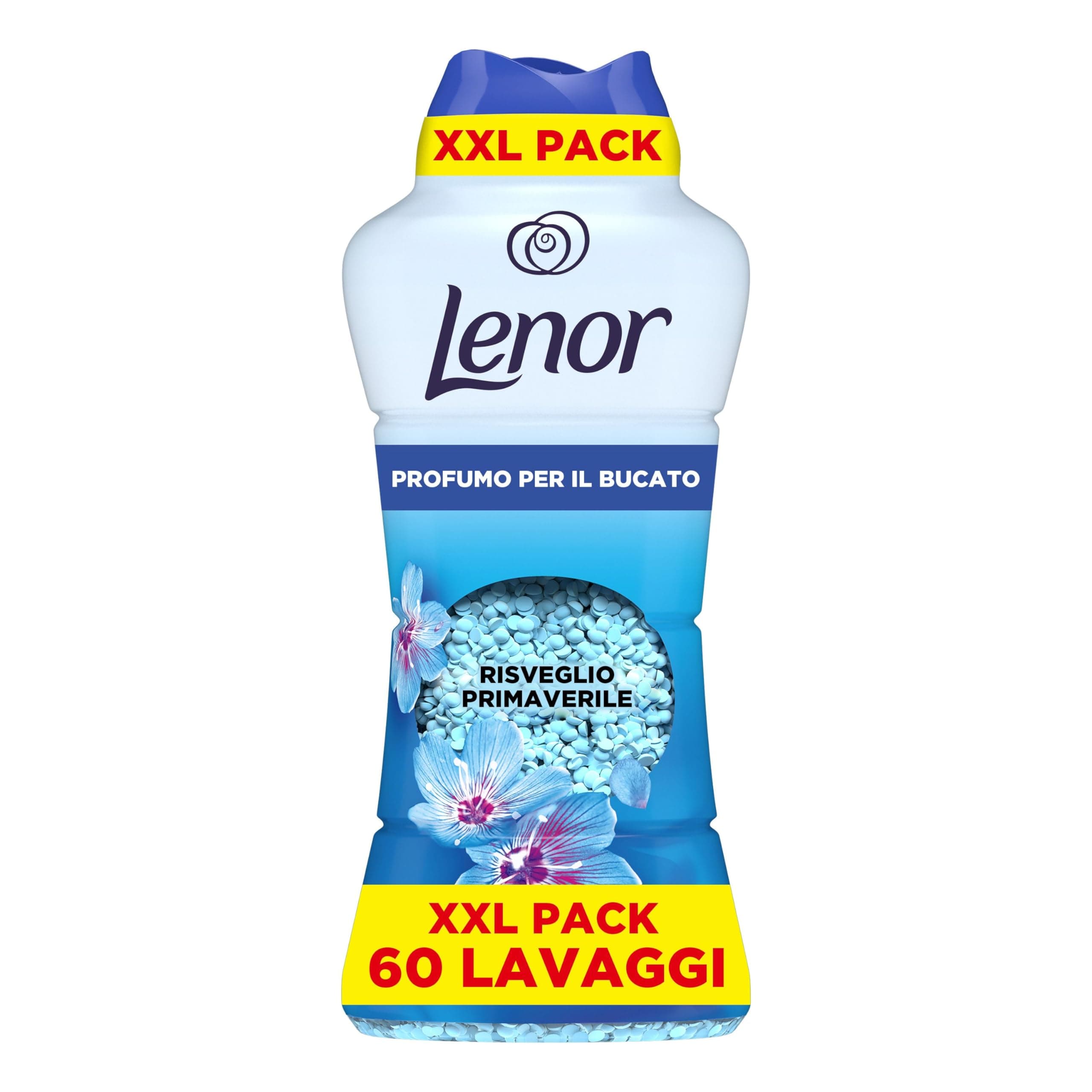 Lenor Profumatore Bucato Perle Profumate Lavatrice, MAXI FORMATO Risveglio Primaverile, XXL PACK 735g, Il Profumo Per Il Bucato Che Diffonde Un Fresco Profumo Che Dura a Lungo