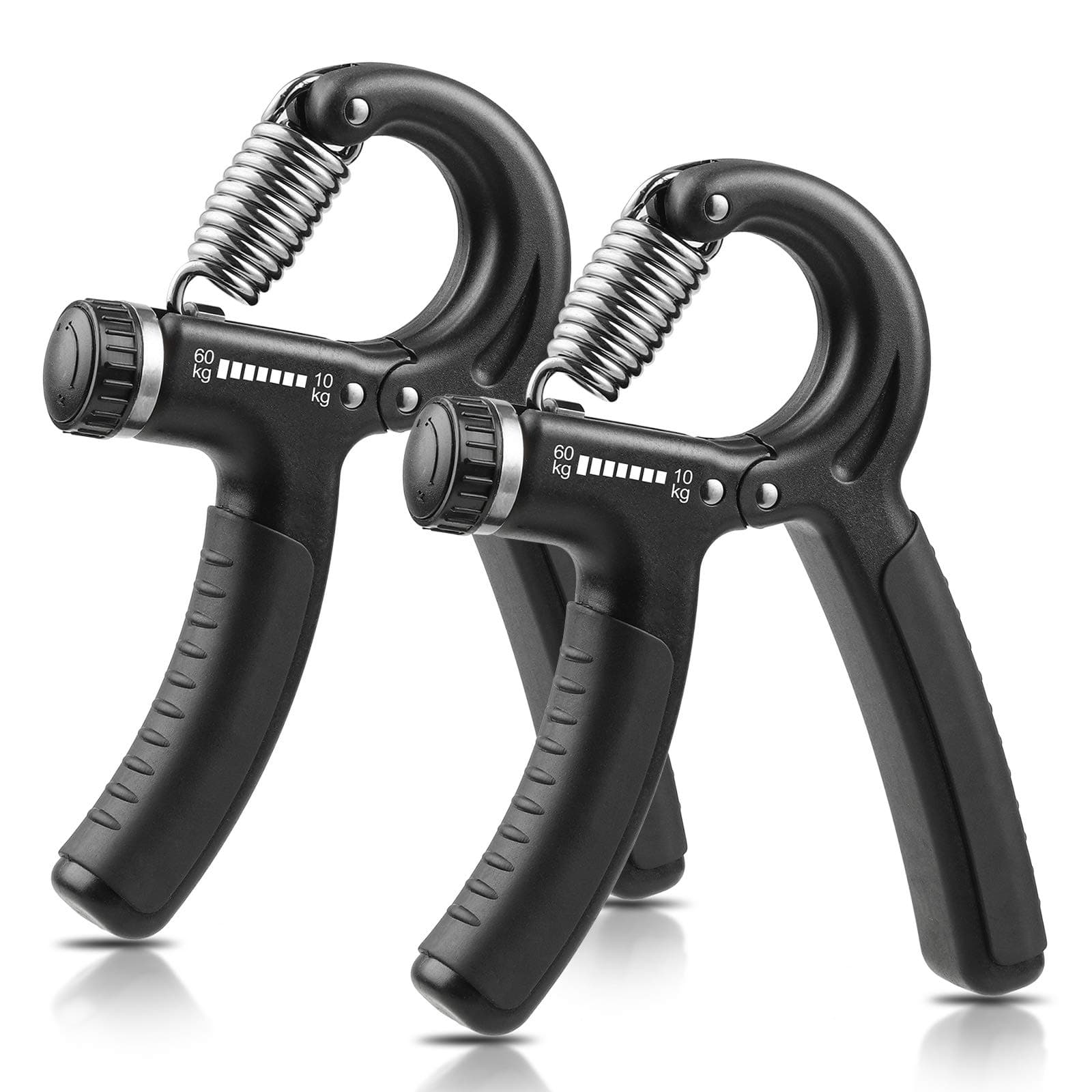 NIYIKOW Hand Grip, Avambracci Attrezzi, Allenamento Avambraccio, Resistenza Regolabile 22-132Lbs (10-60kg), Perfetto per Musicisti Atleti ed Recupero di Lesioni alla Mano