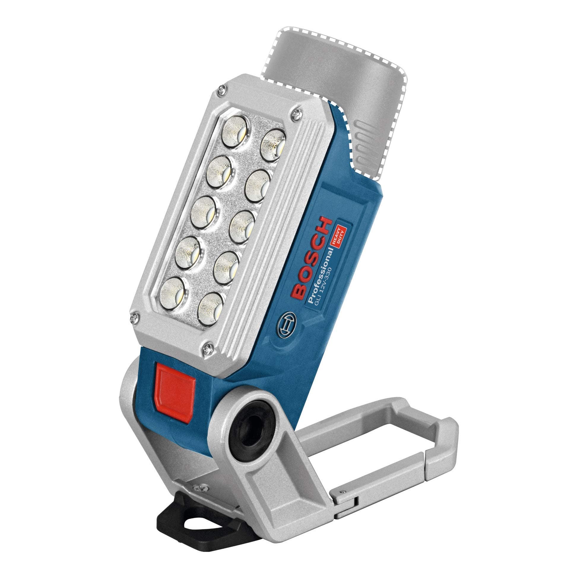 Bosch Professional 12V System lampe LED sans-fil GLI 12V-330 (330 lumens, autonomie : 180 min/Ah)