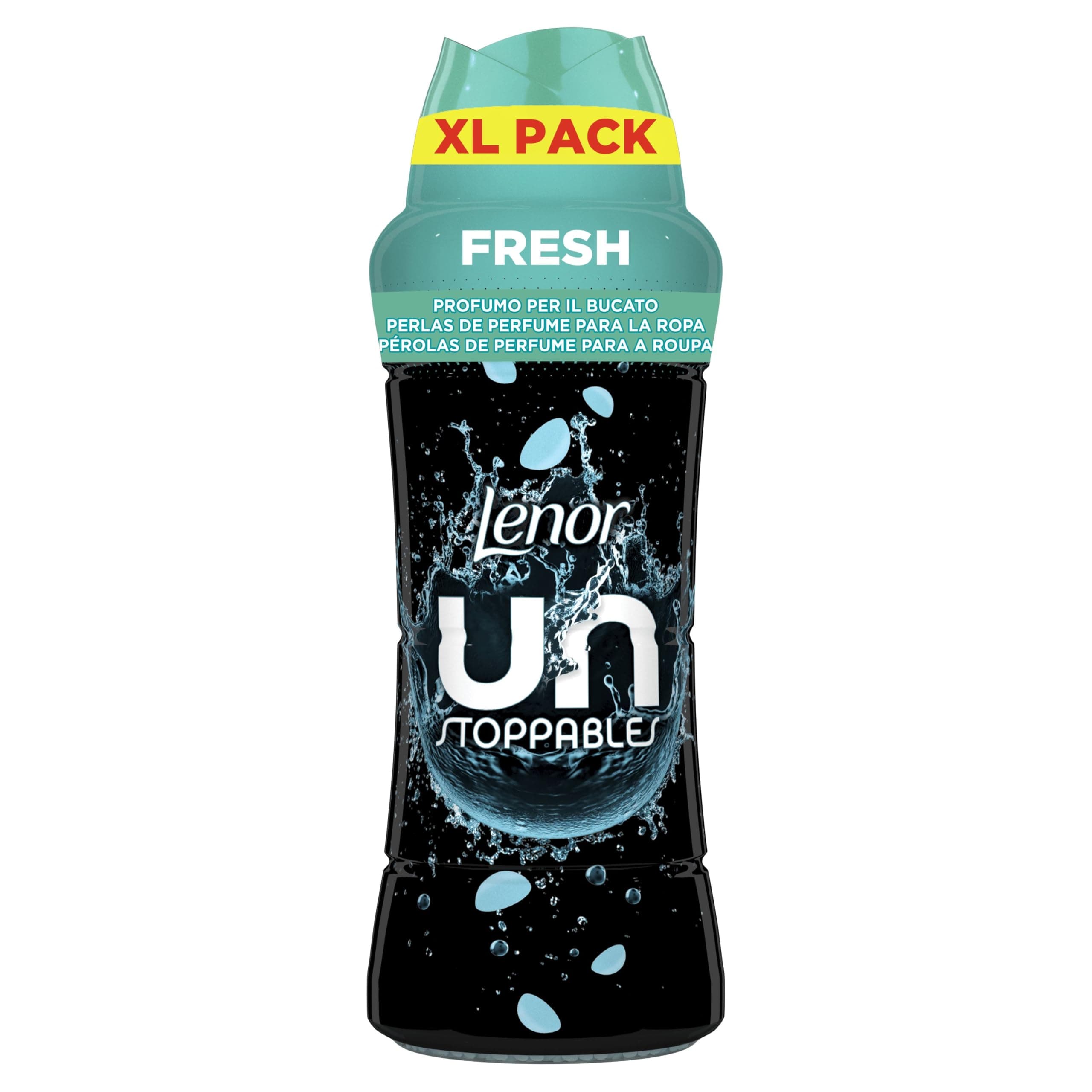 Lenor UNstoppables Perlas de Perfume para la Ropa, 41 Lavados (495g), Suavizante con Fragancia Fresca, Potenciador de Frescor