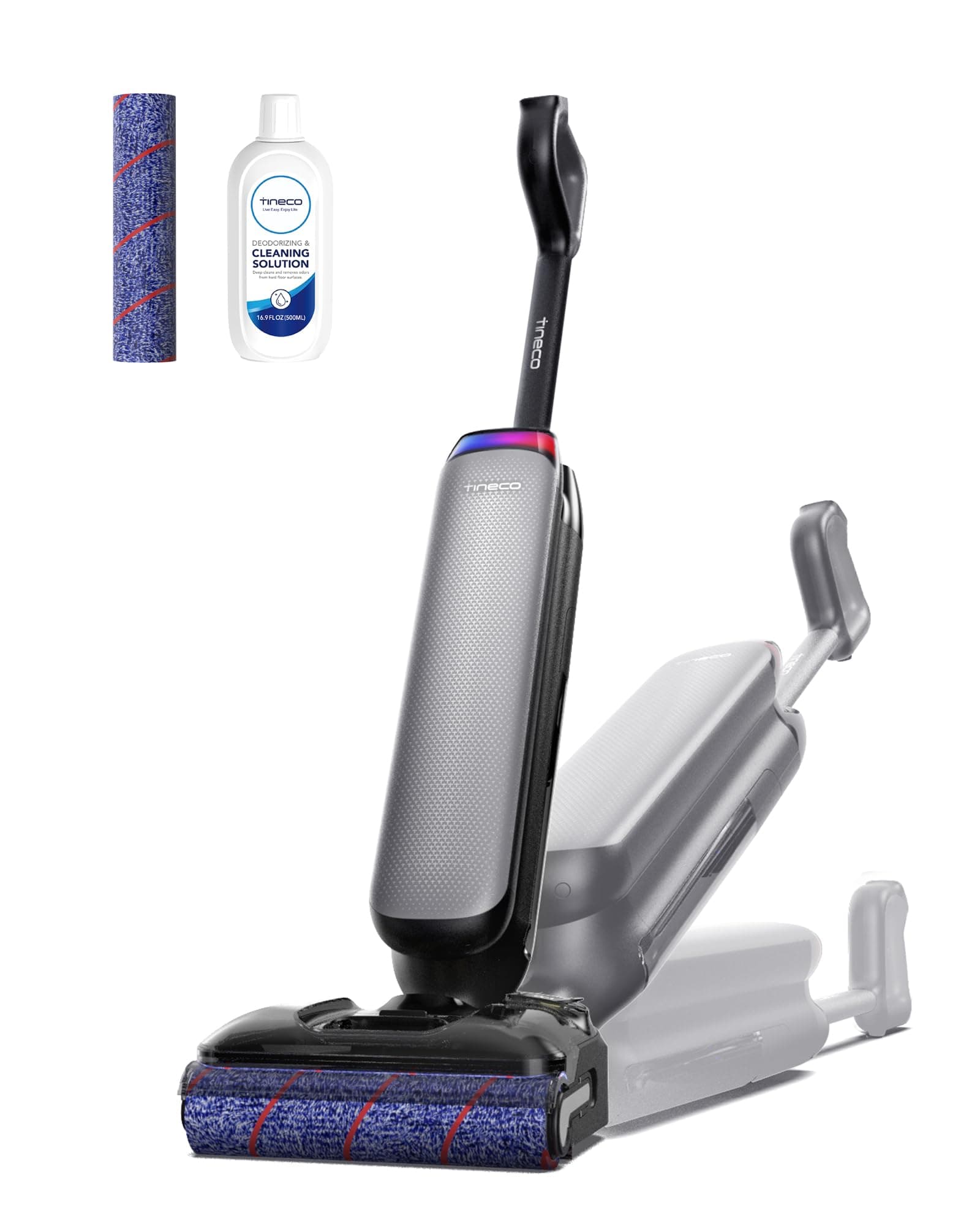 Tineco Floor One S7 Artist Lavapavimenti aspirapolvere Senza Fili, potenza di aspirazione 22000 Pa, DualBlock anti-groviglio, asciugatura rapida a 85 °C, autonomia di 50 minuti