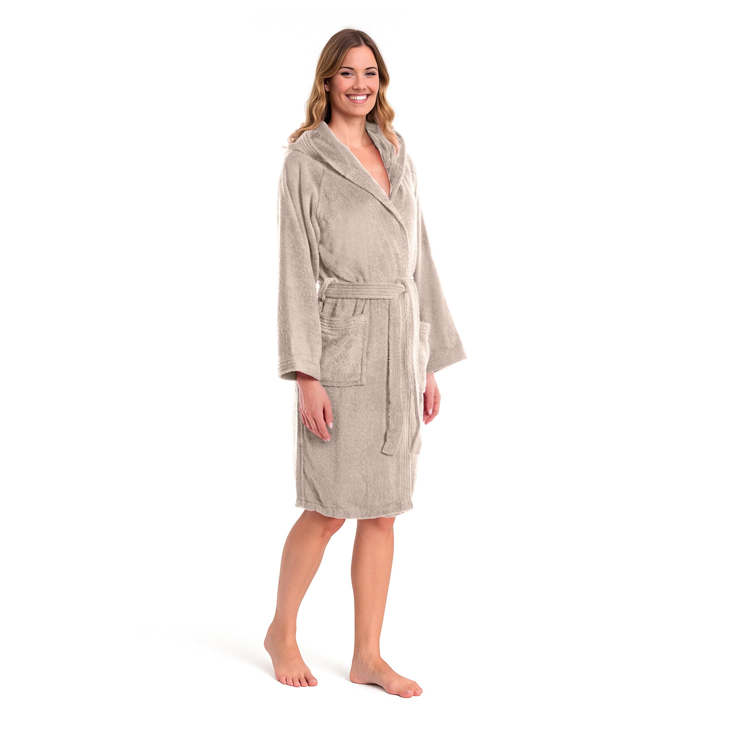 Caleffi - Accappatoio Uomo - Accappatoio Donna in Spugna di Cotone - Accappatoio Uomo Spugna Con Cappuccio - Accappatoio Piscina Palestra - Morbido e Assorbente, Asciugatura Rapida