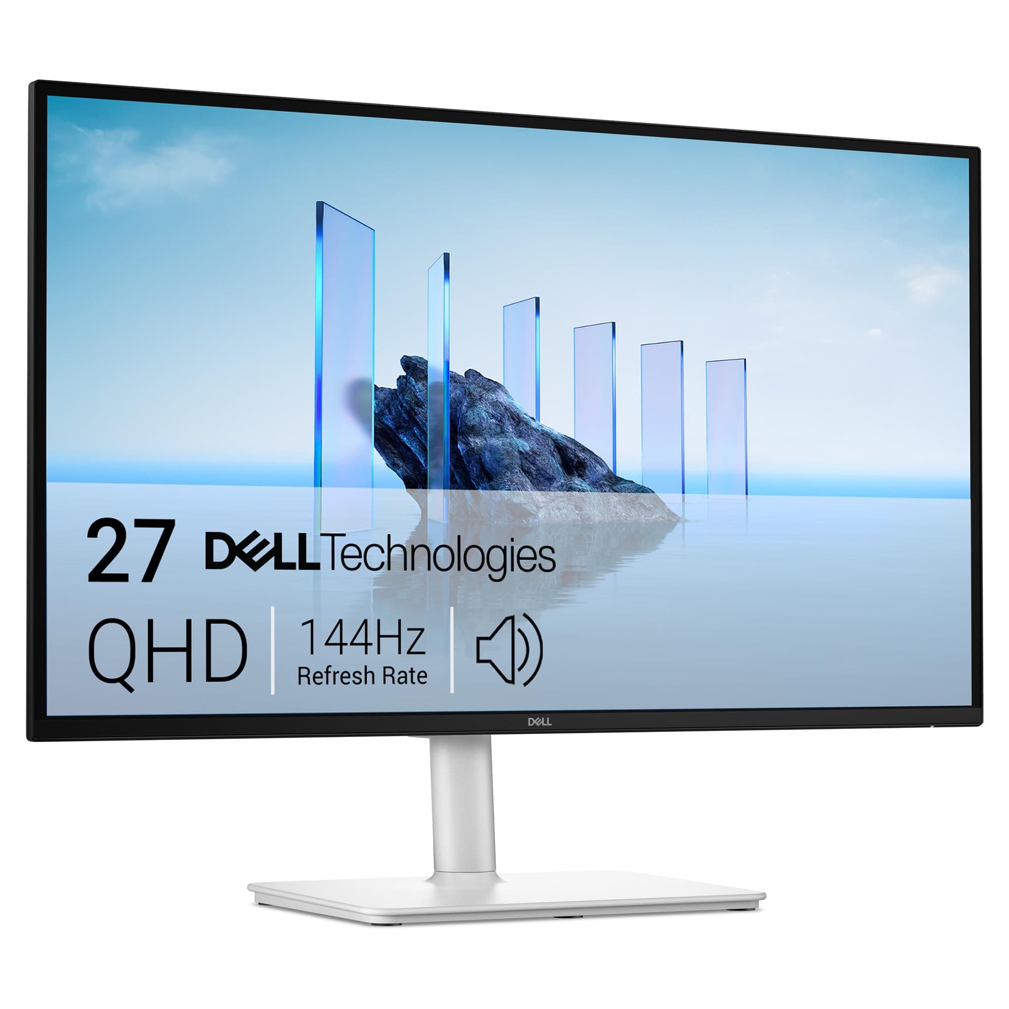DELL 27 Plus Monitor - S2725DSM, QHD (2560x1440), 144Hz, IPS, 1ms MPRT, AMD FreeSync, 99% sRGB, Ajuste de Altura, Altavoces Integrados, DisplayPort, HDMI, 3 Años de Garantía, Blanco