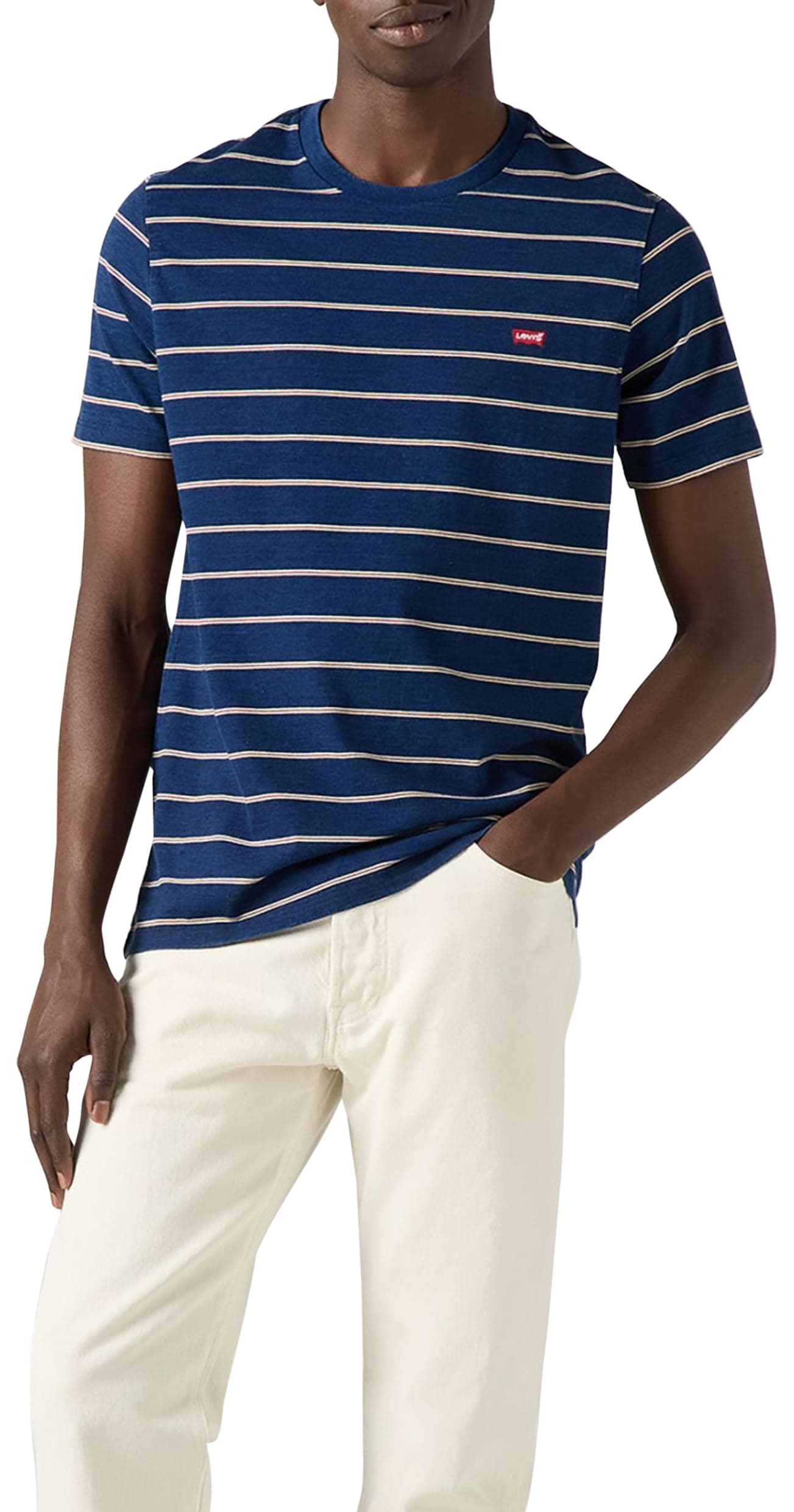 Levi'S SS Original Housemark - Camiseta para Hombre con Logotipo de Chesthit