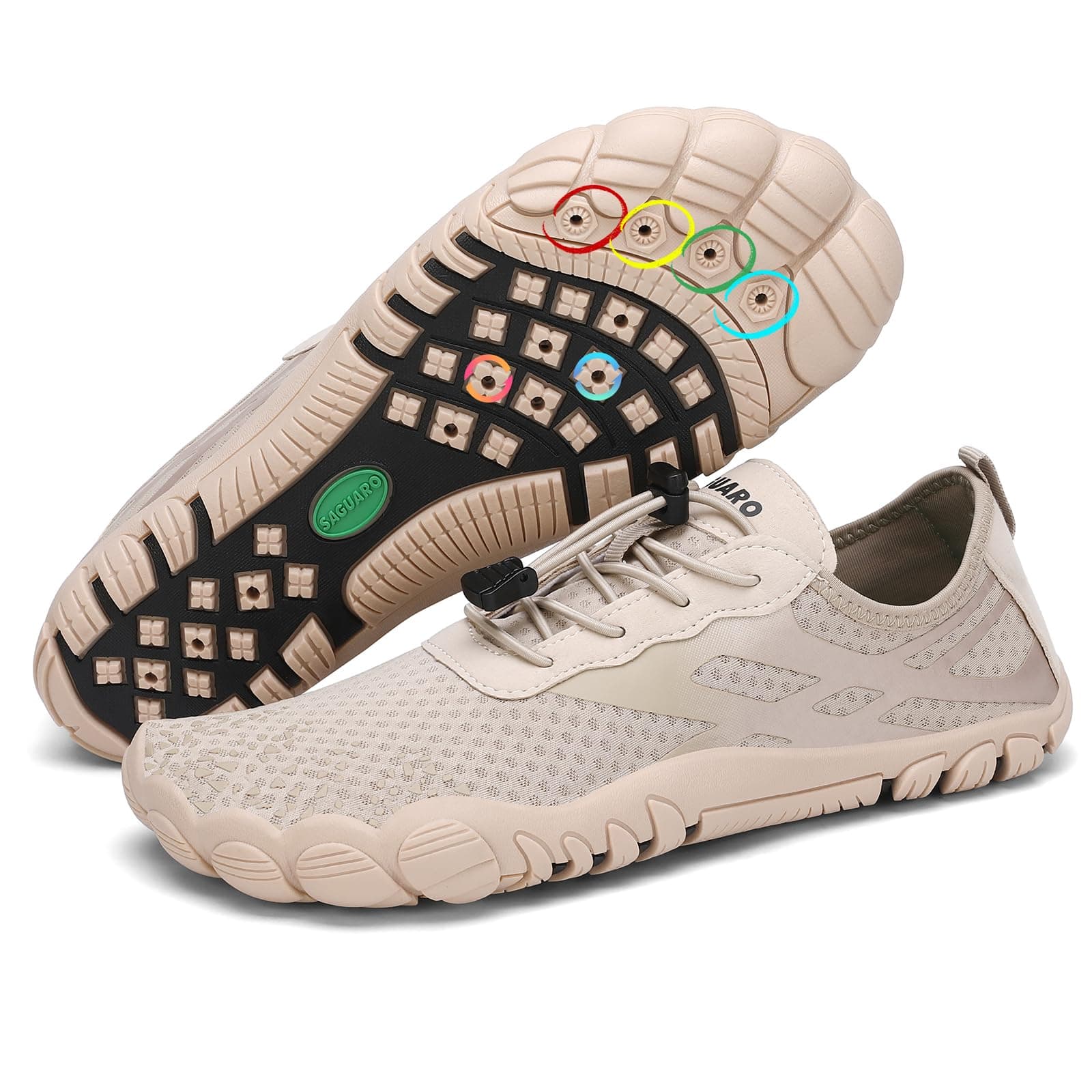 SAGUARO Escarpines Hombre Mujer Secado Rápido Barefoot Zapatillas de Agua Gr.36-48