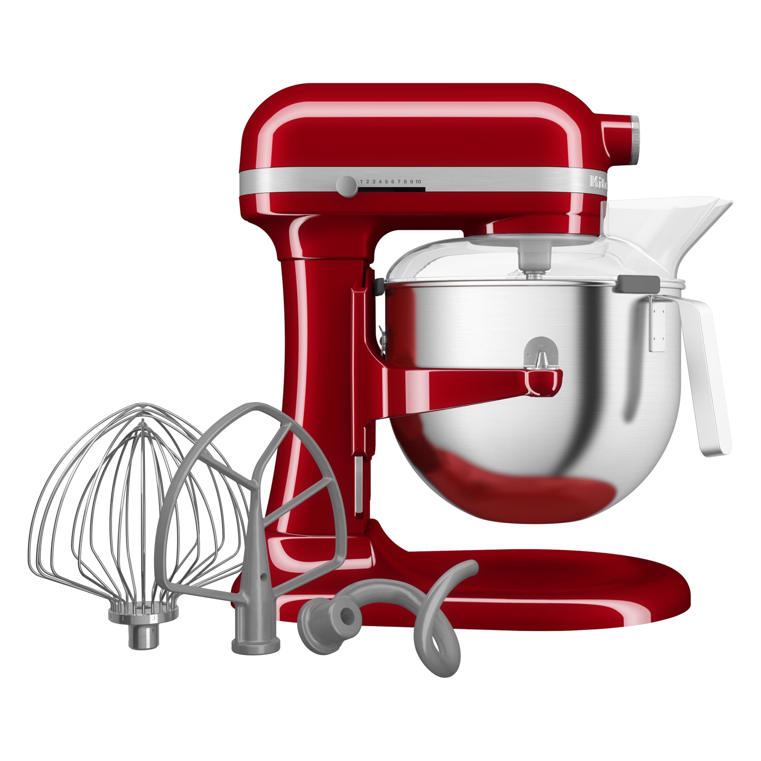 KitchenAid HEAVY DUTY KÜCHENMASCHINE MIT SCHÜSSELHEBER 6,6 L - EMPIRE ROT 5KSM70JPXEER