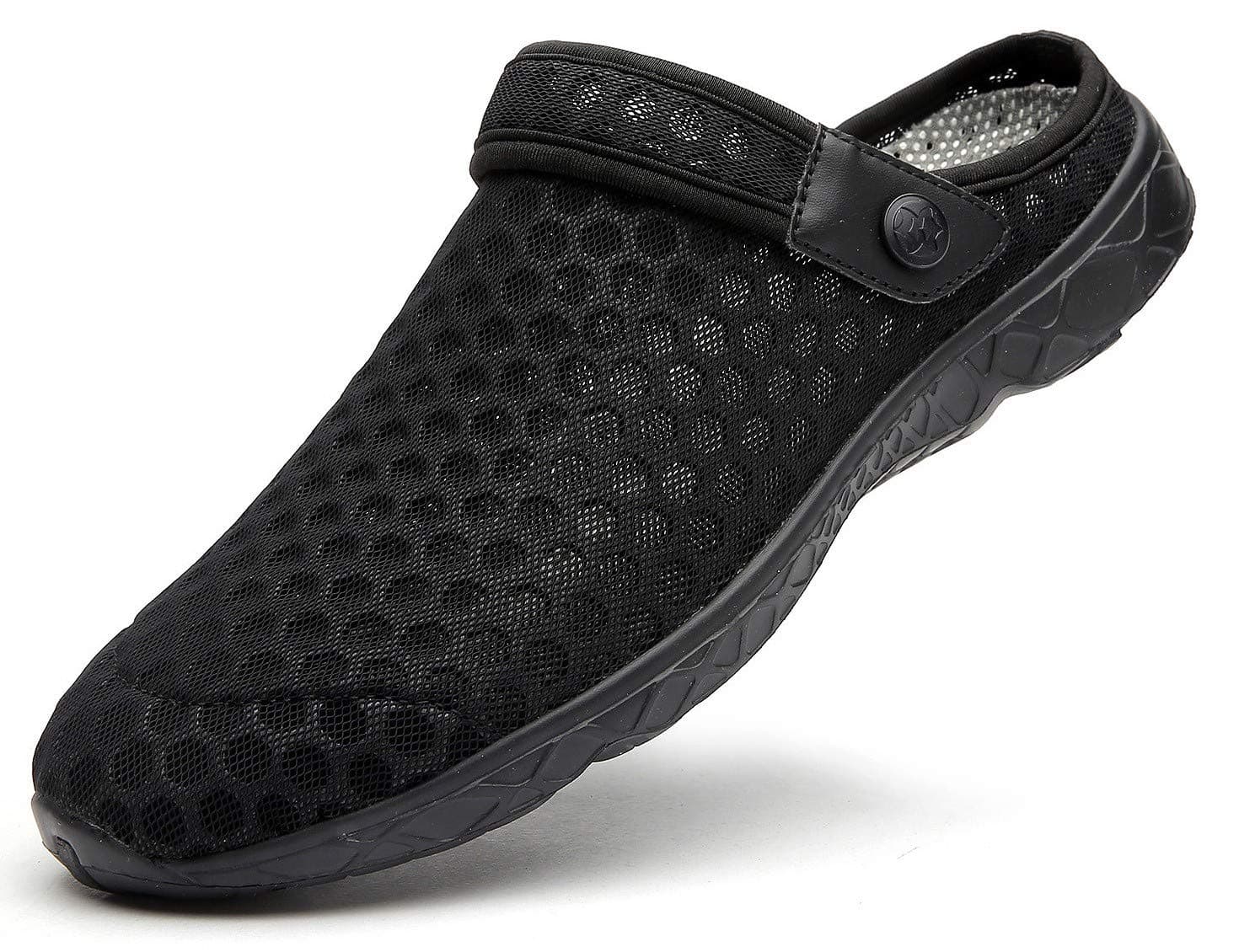 Femmes Hommes Sabots Mules Respirant Chaussures de Jardin Perforés-Sabot de Plage Sport Pantoufles Piscine Sandales D'Été Chaussures