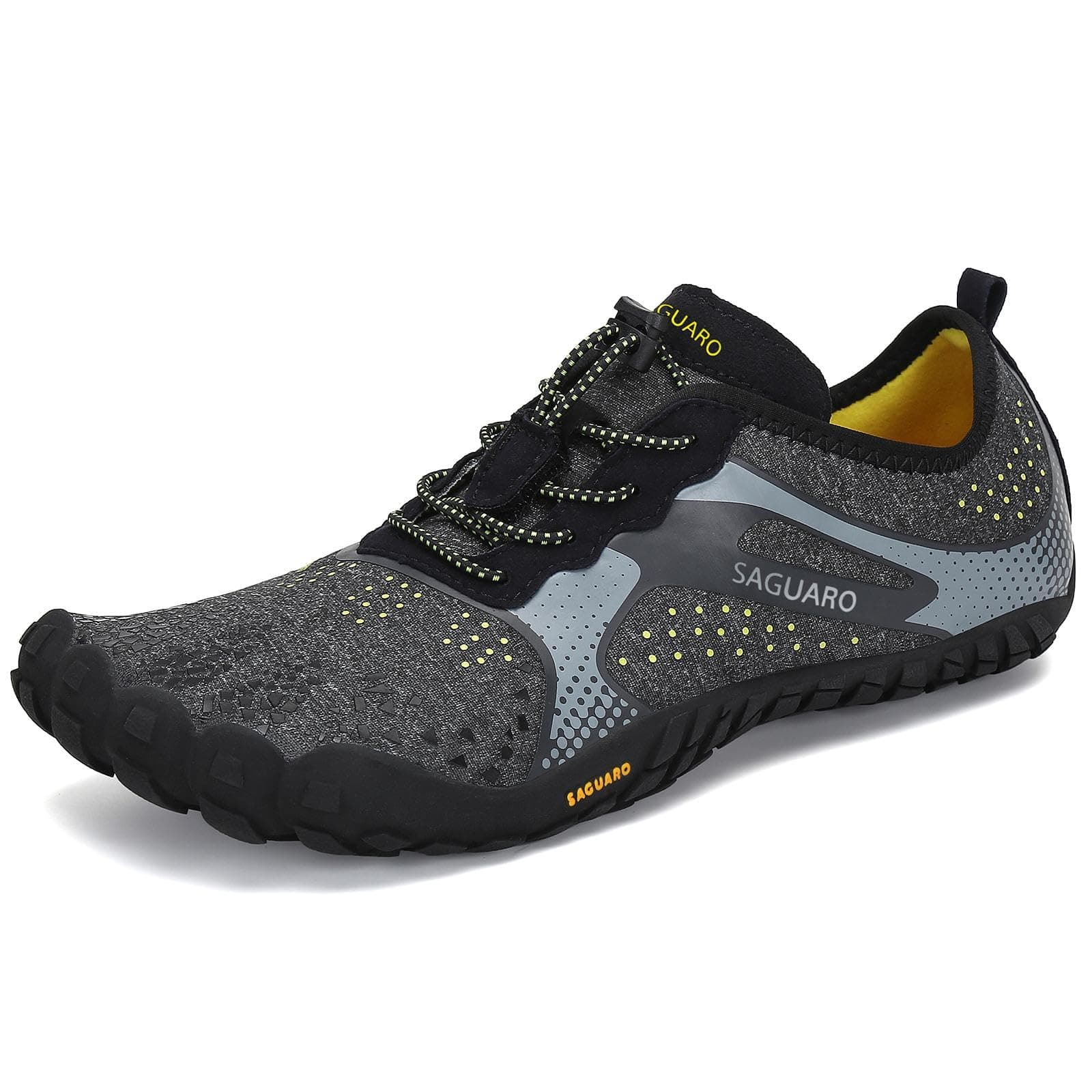 SAGUARO Herren Damen Barfußschuhe - Atmungsaktiv rutschfest Barfussschuhe - mit Breite Zehenbox und Zero-Drop Sohle,Gr.35-48 EU