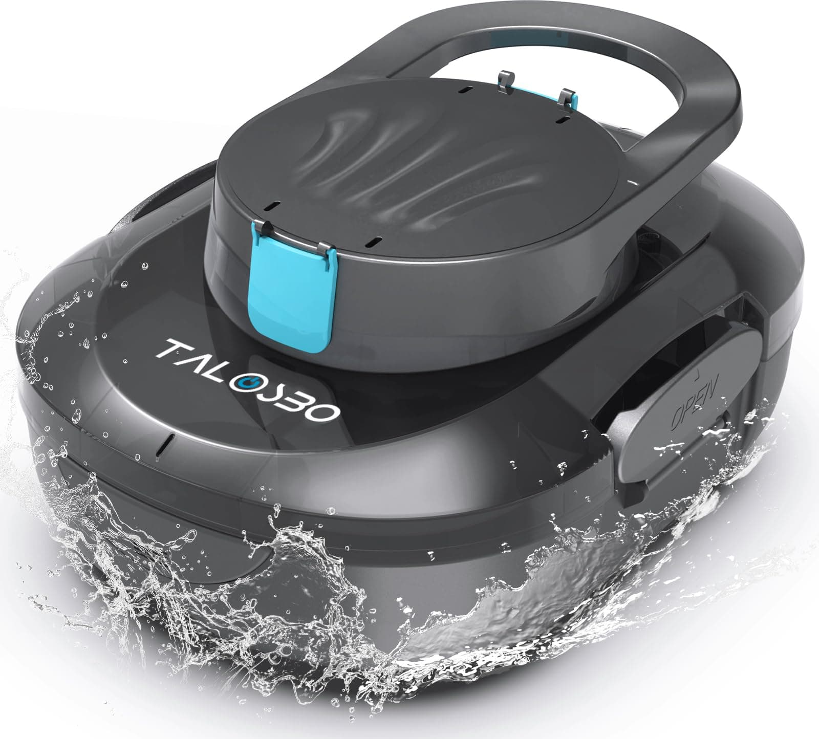 TALOSBO S1PRO (2026 Upgrade) Robot Limpiafondos Piscina, Doble Motor Robot de Piscina, 120 Min de Limpieza, con Filtración de 180μm, Estacionamiento Auto, para Piscinas Elevadas 100 m²
