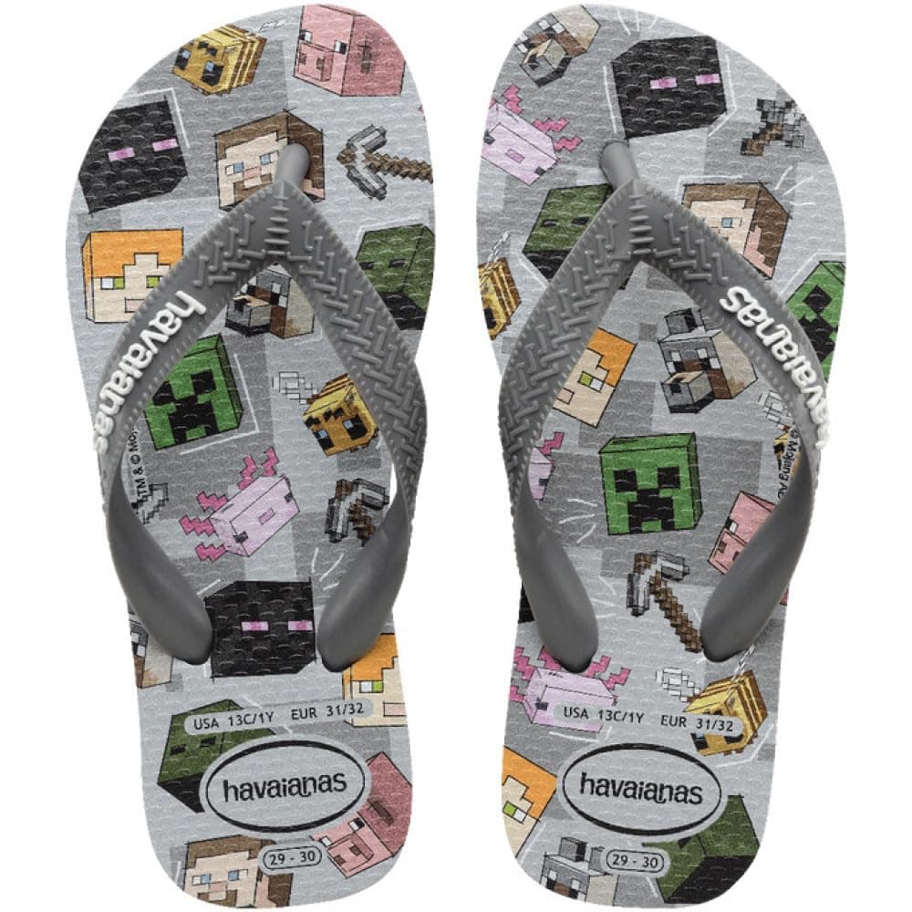 Havaianas Minecraft (Mini Me), Zehentrenner Unisex Kinder