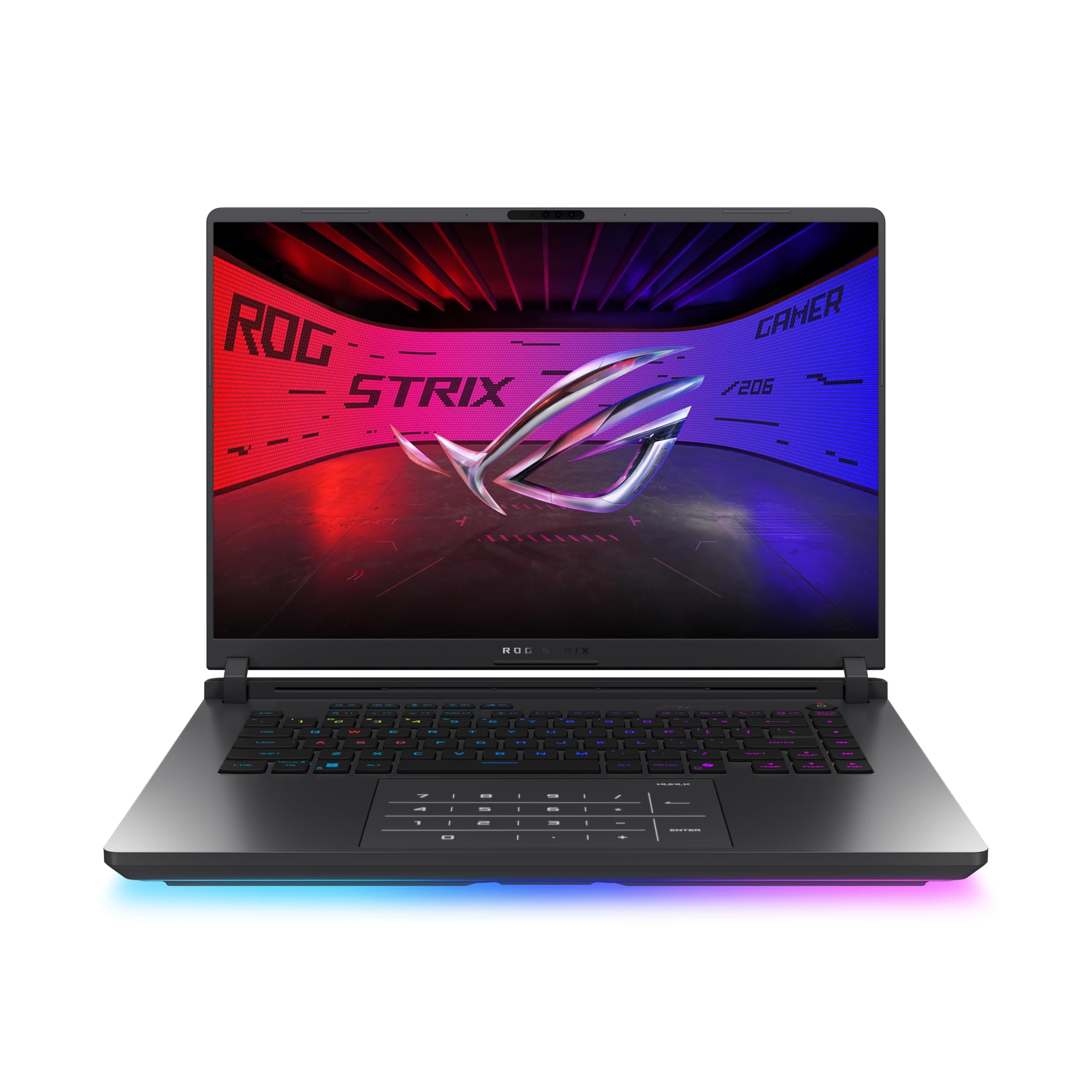 ASUS ROG Strix G16 (2025) con NVIDIA GeForce RTX 5080 16GB, Display ROG Nebula da 16” a 240Hz, Intel® Core™ Ultra 9 275HX, 32GB RAM, 1TB SSD, Layout ITA, Grigio
