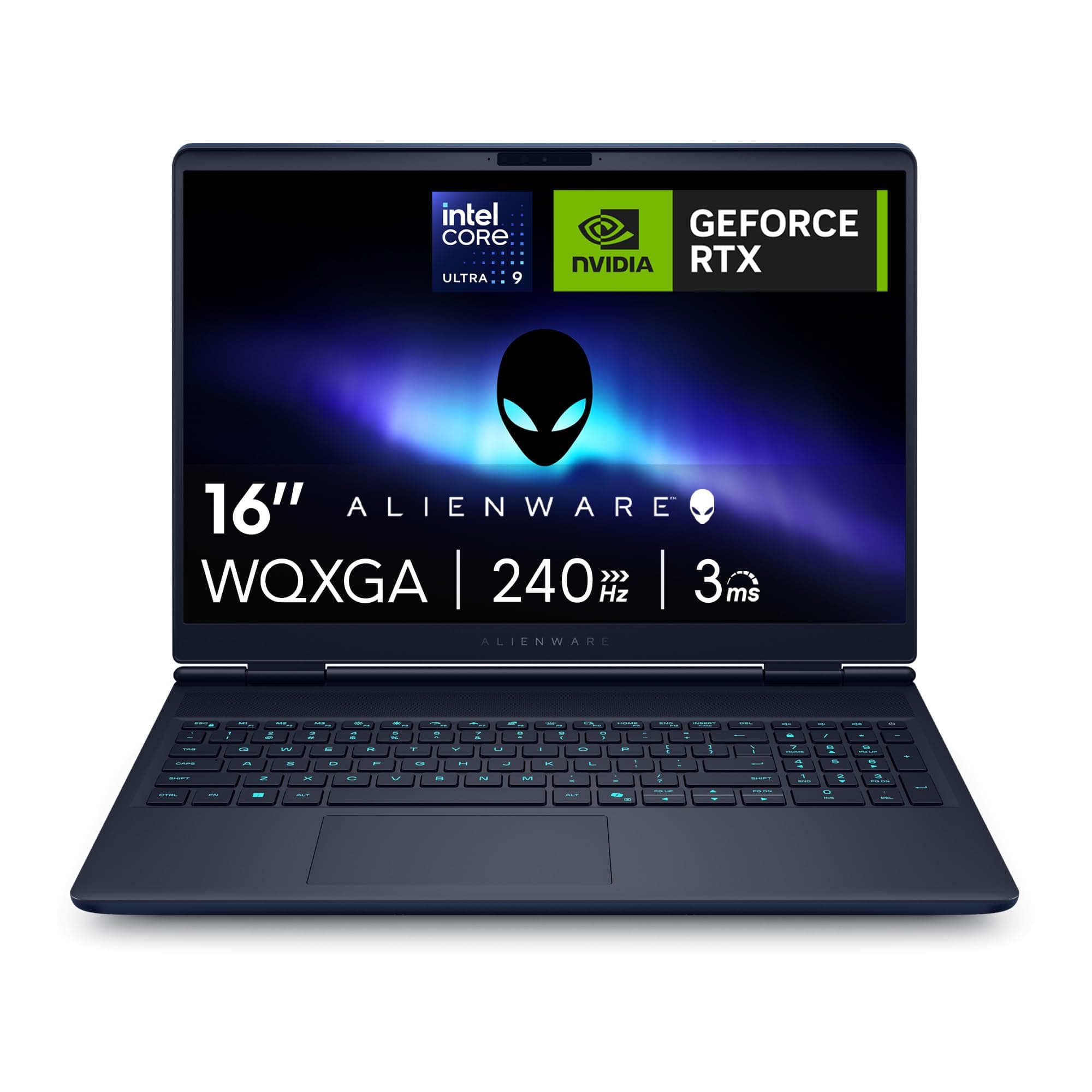 Alienware 16x Aurora PC Portable Gaming AC16251-16" WQXGA 240Hz G-Sync, Intel Core Ultra 9 275HX Series 2, NVIDIA GeForce RTX 5070, 32Go RAM, 1To SSD, Windows 11 Home, Clavier RGB AlienFX Azerty