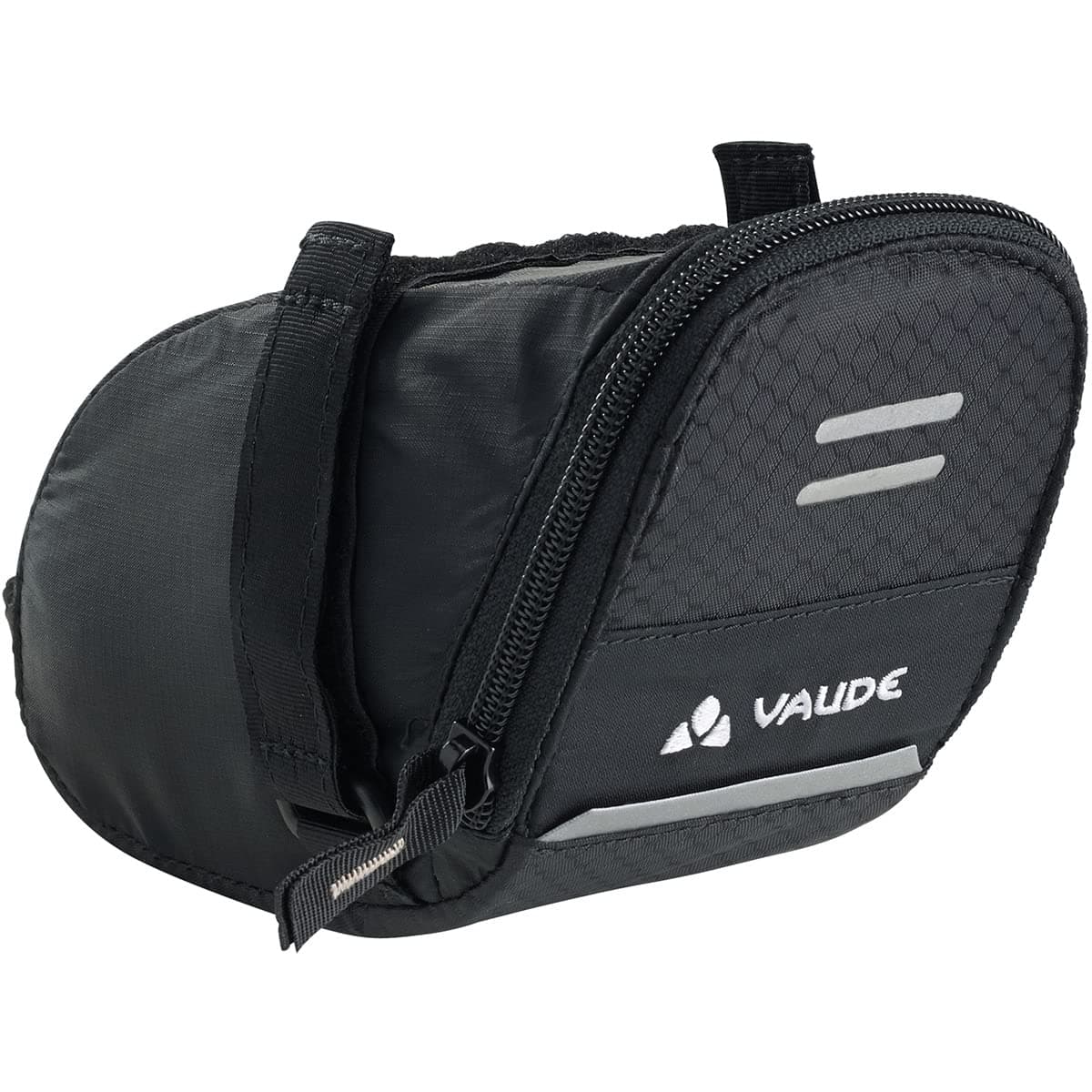 VAUDE Race Light XL – Ultraleichte Satteltasche fürs Fahrrad, Fahrrad Satteltasche mit Klett-Befestigung & Innentaschen, Recycelte Materialien – für Dein Rennrad