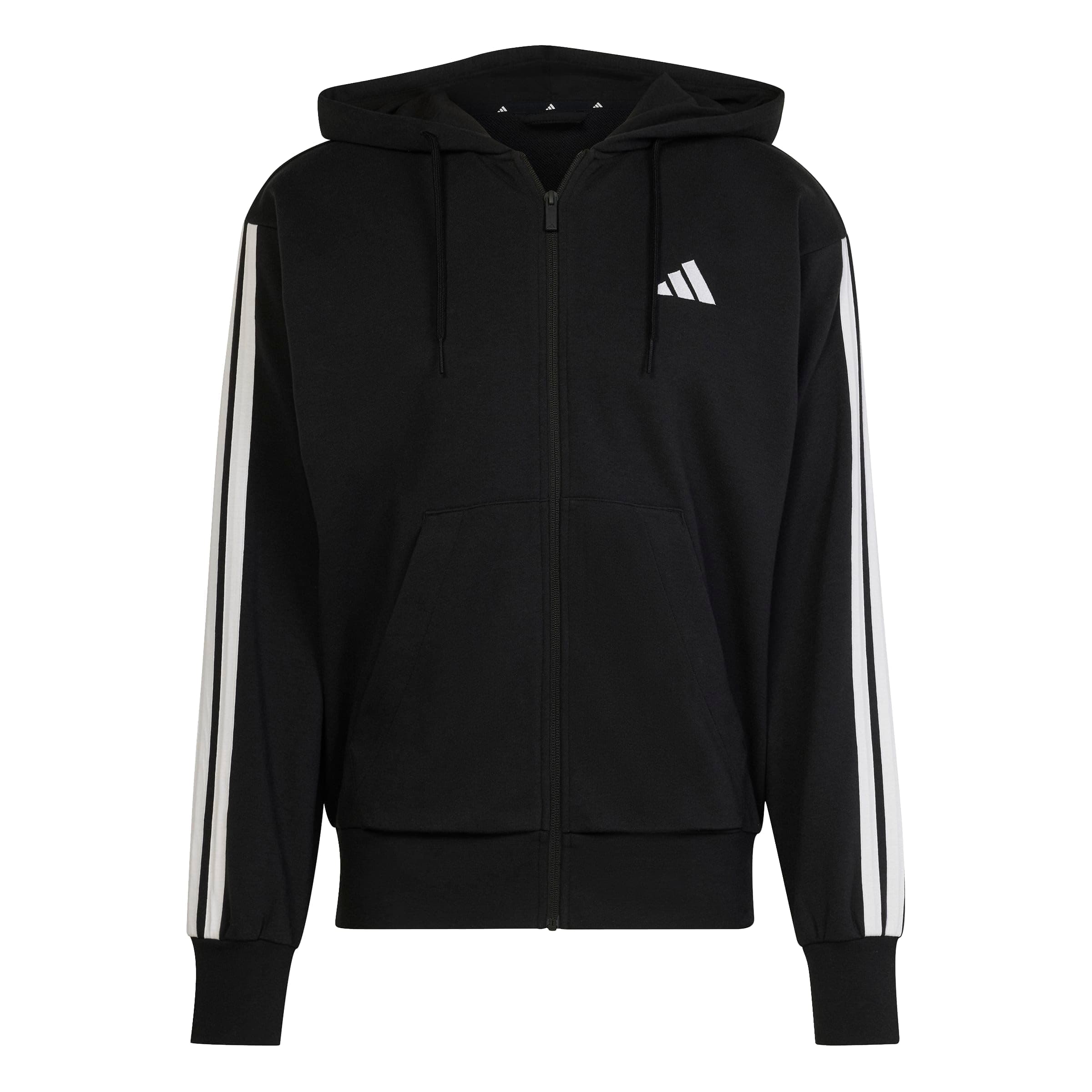 Adidas Herren Essential Three Stripes French Terry Fullzip Hoodie