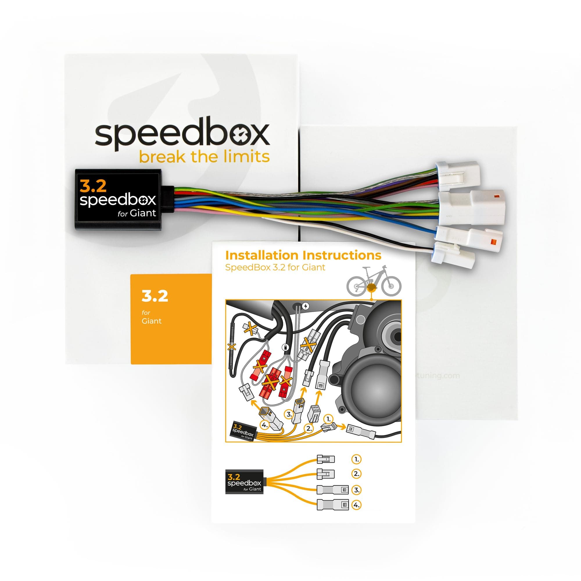 SpeedBox 3.2 Compatible avec Les vélos électriques Giant/Puce de Tuning pour Moteurs SyncDrive 2017-2026