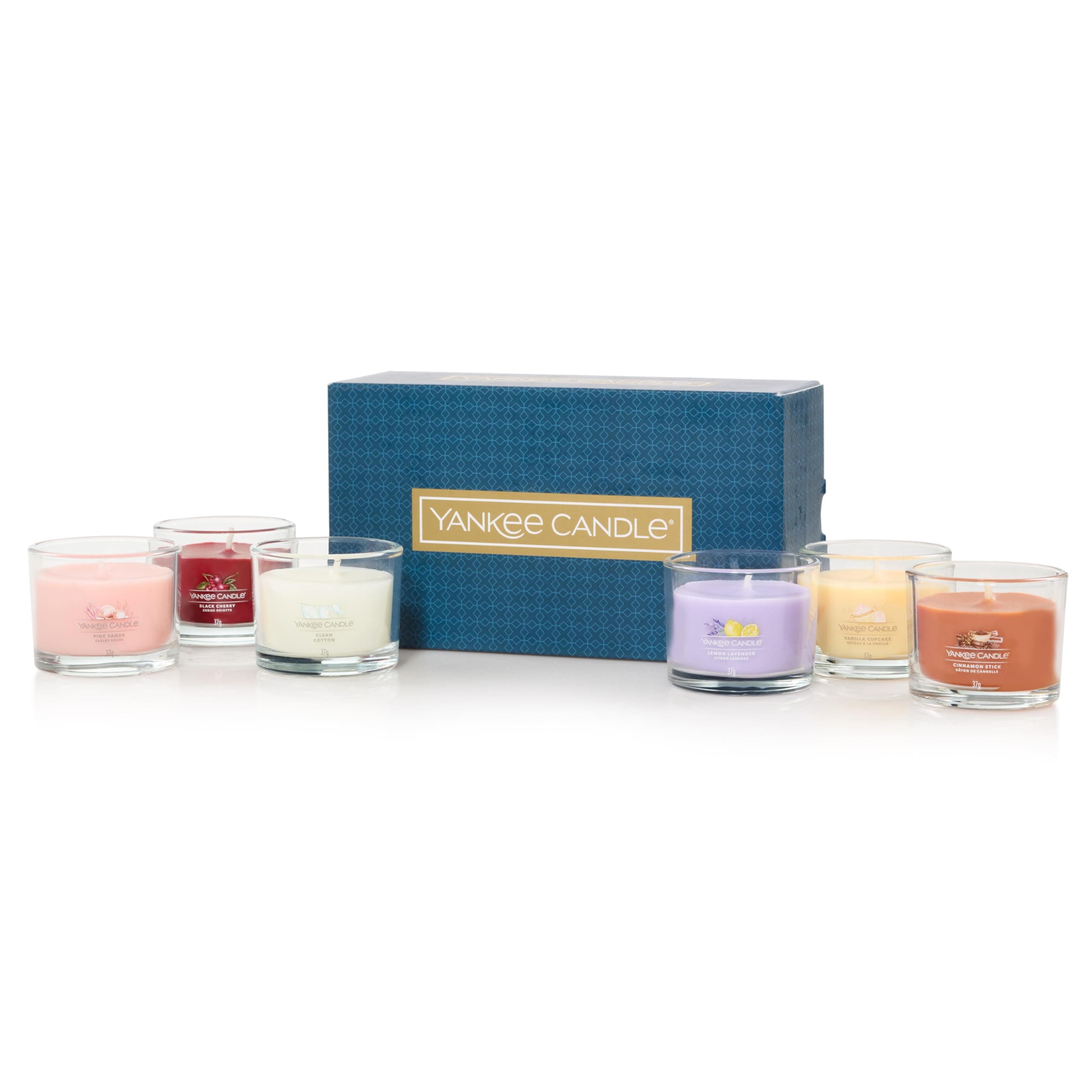 Yankee Candle Confezione regalo di candele profumate | Candele votive riempite | Mix di cera di miscela di soia | 6 pezzi | Regali perfetti per le donne