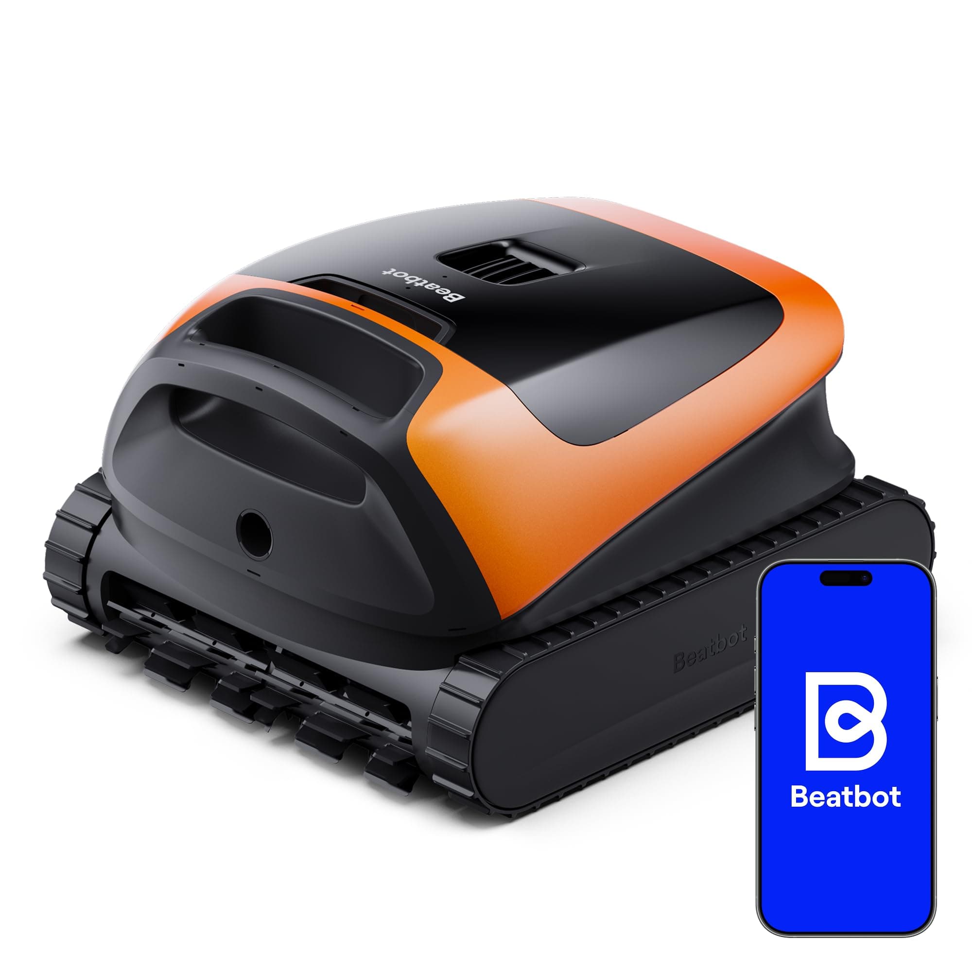 Beatbot Sora 30 Robot Piscine sans Fil, Aspirateur Piscine Puissant, Nettoyage Complet Fond Parois Ligne d’Eau, Retour Automatique en Surface, Autonomie 5h, Contrôle Via Application – Orange Cosmique