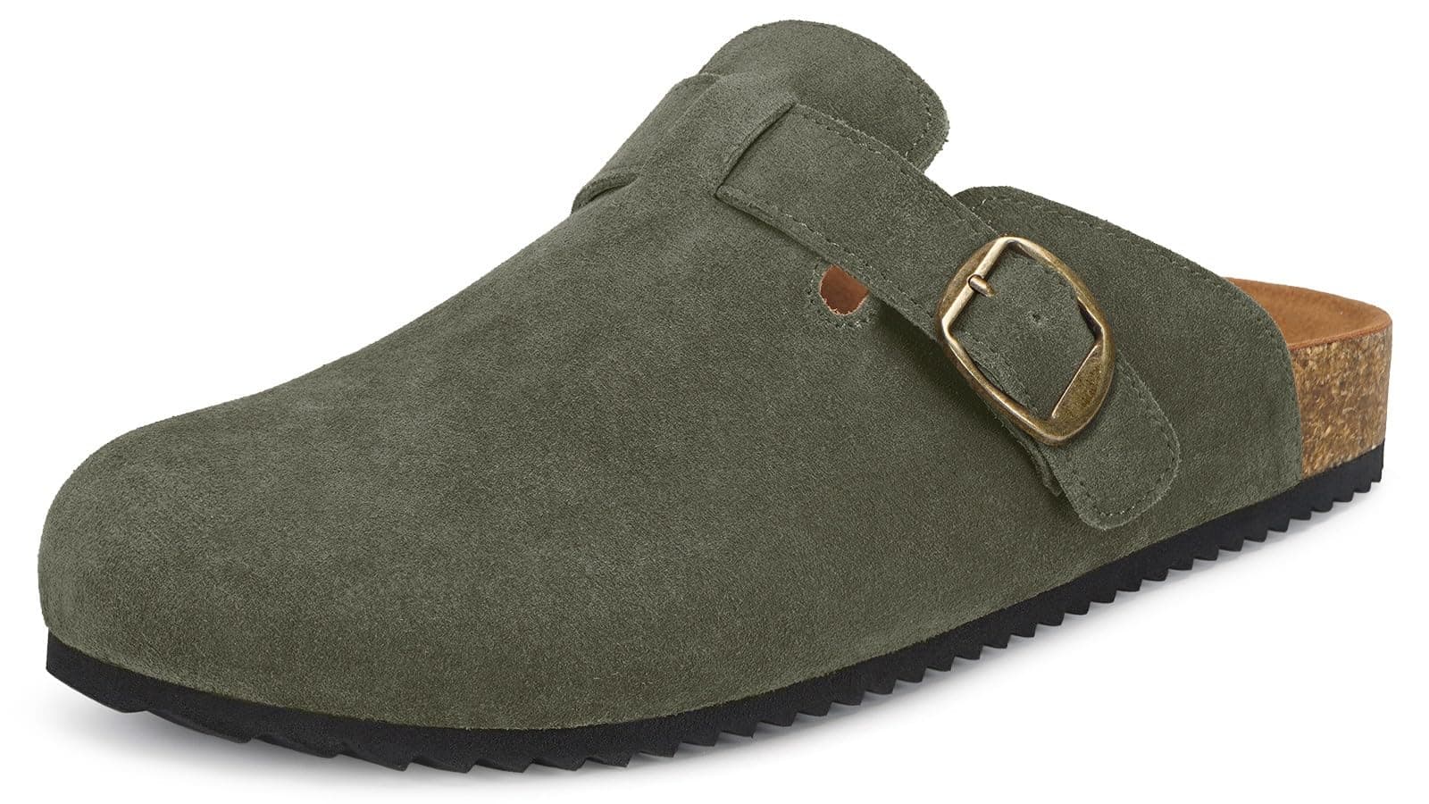 Sabot Donna Ciabatte Uomo Chiuse con Comodo Pantofole in Pelle Scarpe da Giardino Traspirante Sandali Ciabatta 36-46