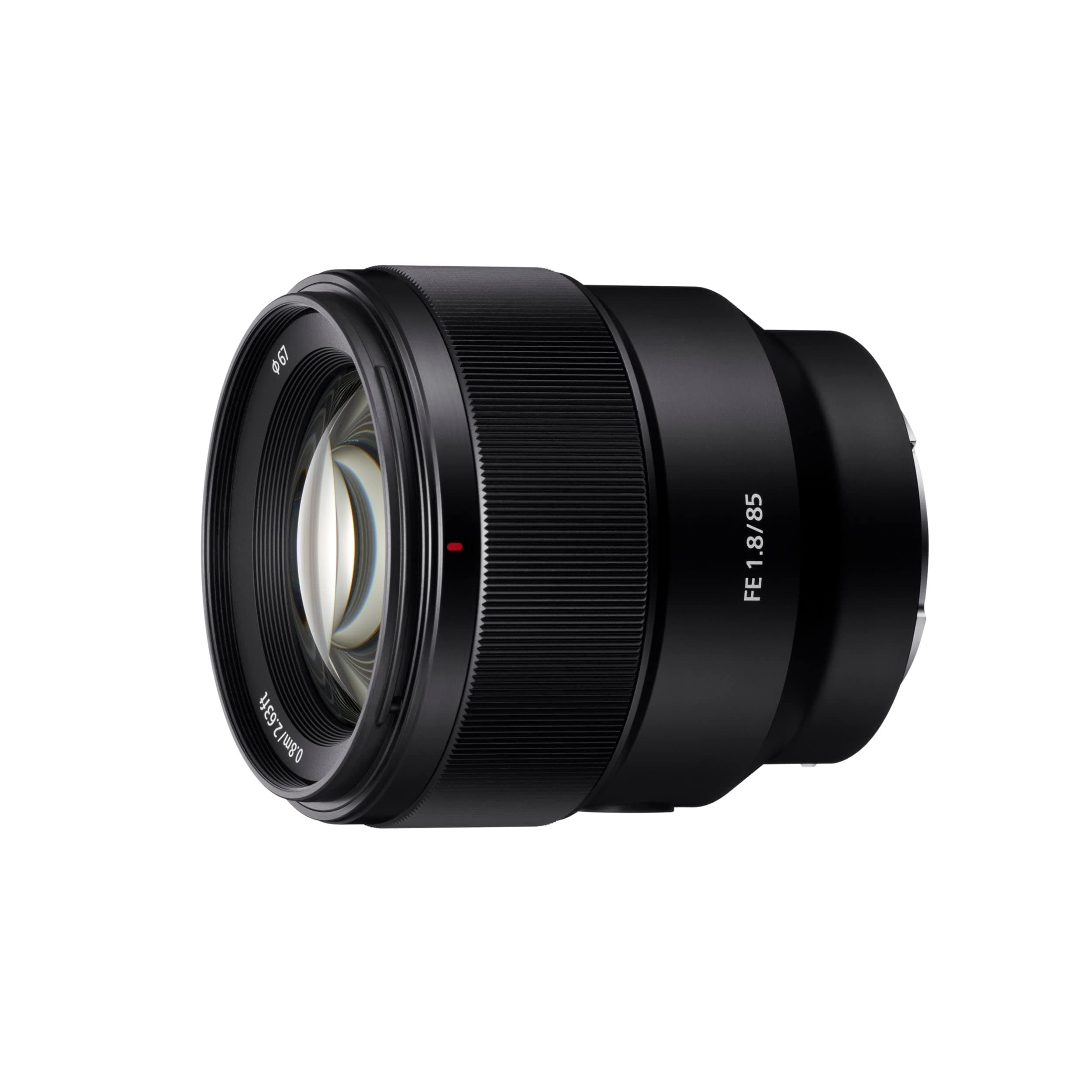 Sony SEL85F18 – Obiettivo da ritratto 85 mm F1.8 per full frame e APS-C (lunghezza focale fissa luminosa, attacco E-Mount, ideale per ritratti, compatibile con la serie A7, ZV-E10, A6400, A6700)