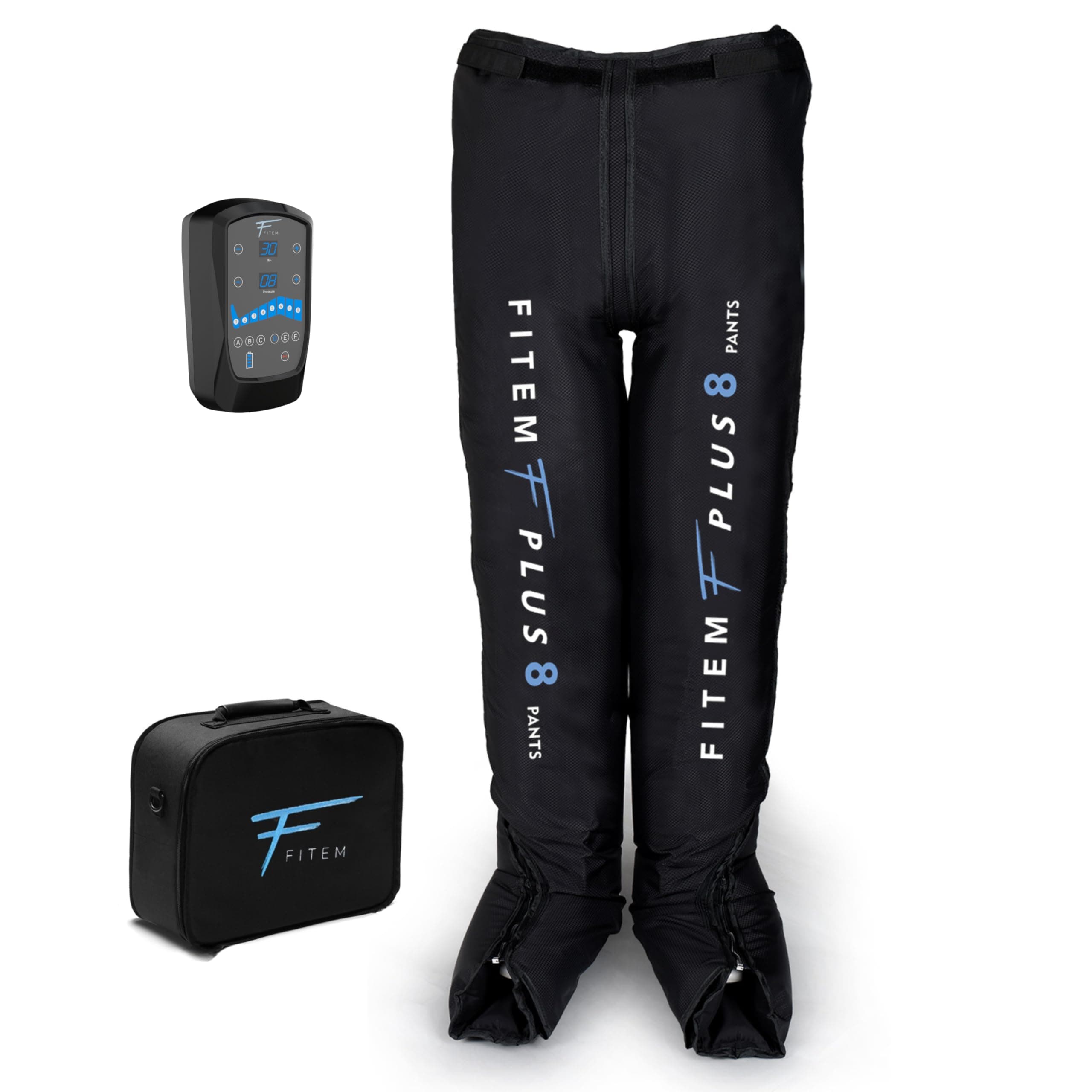 Pressothérapie jambes & drainage lymphatique – Pantalon FITEM bas du corps complet | Jambe lourde, circulation sanguine jambes, massage précis 8 chambres, confort morphologique, SAV français