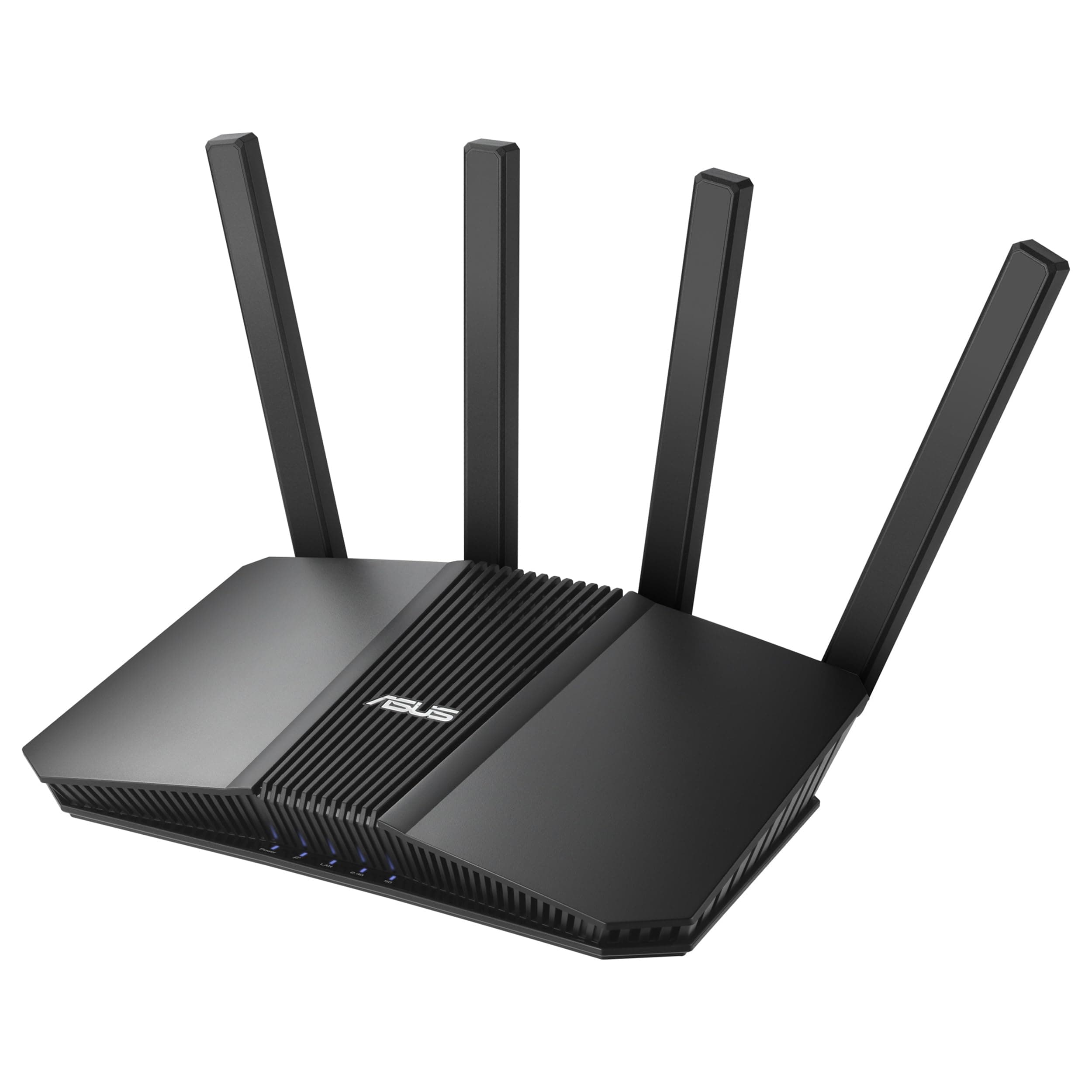 ASUS RT-BE58U - Router Extensible WiFi 7 Doble Banda AiMesh, 4K-QAM, MLO, WAN/LAN 2,5G con detección por IA, Cuatro Puertos 1G, Seguridad Comercial, Control Parental, IoT, Red Infantil, VPN