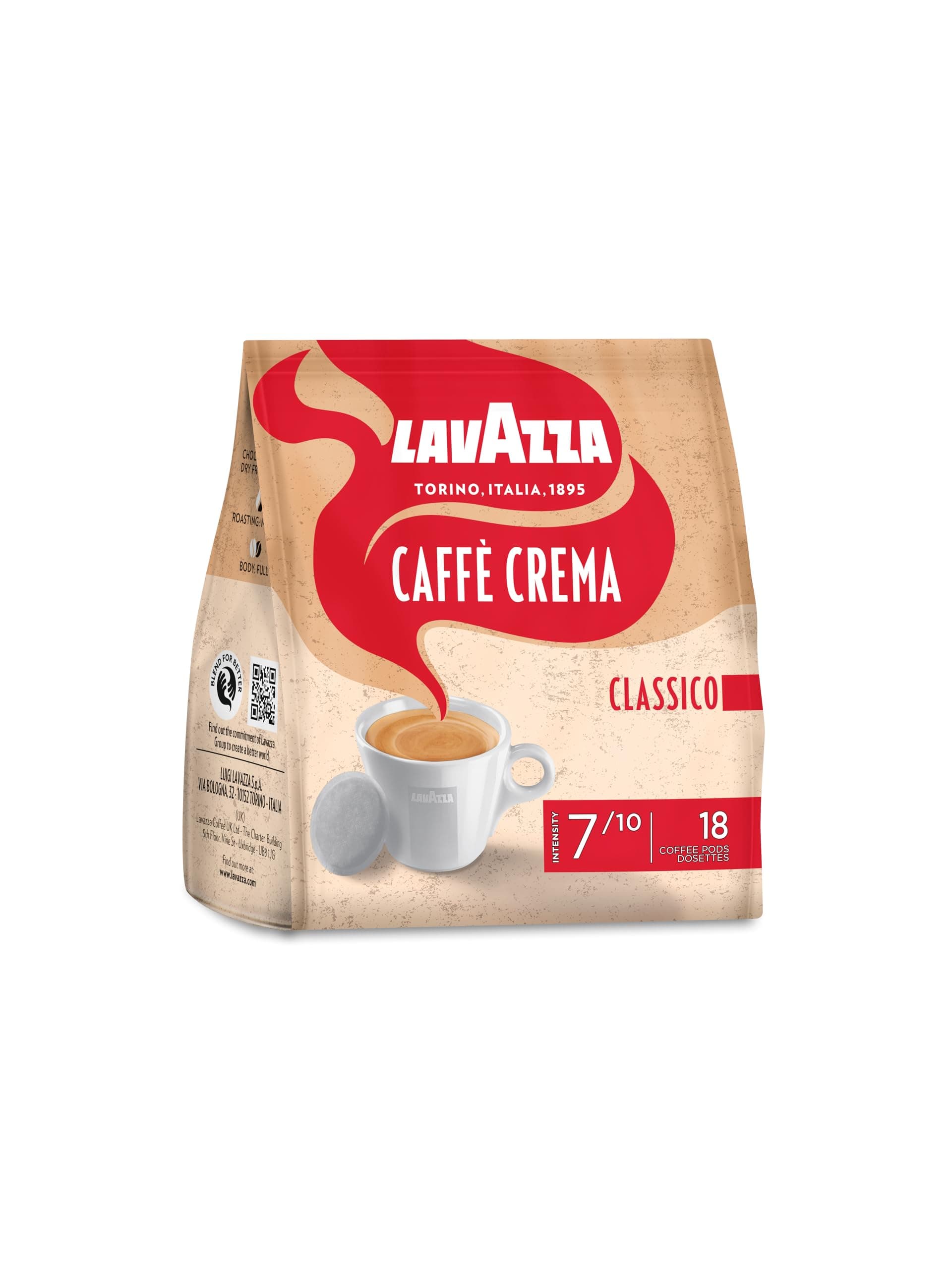 Lavazza Kaffee Pads - Classico - 180 Pads - 10er Pack (10 x 125 g)
