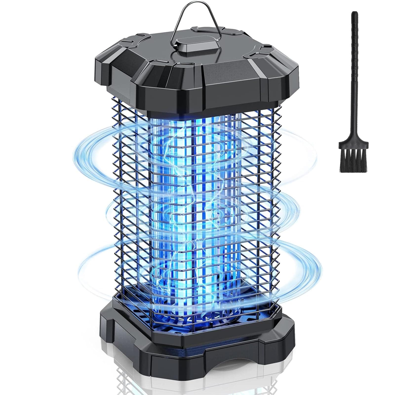 Jawlark Lampada Antizanzare Elettrica 4200V 18W, Lampada per Zanzare Da Interni ed Esterni, Ammazza Zanzare Elettrico, Cattura Efficacemente Mosche, Insetti e Simili